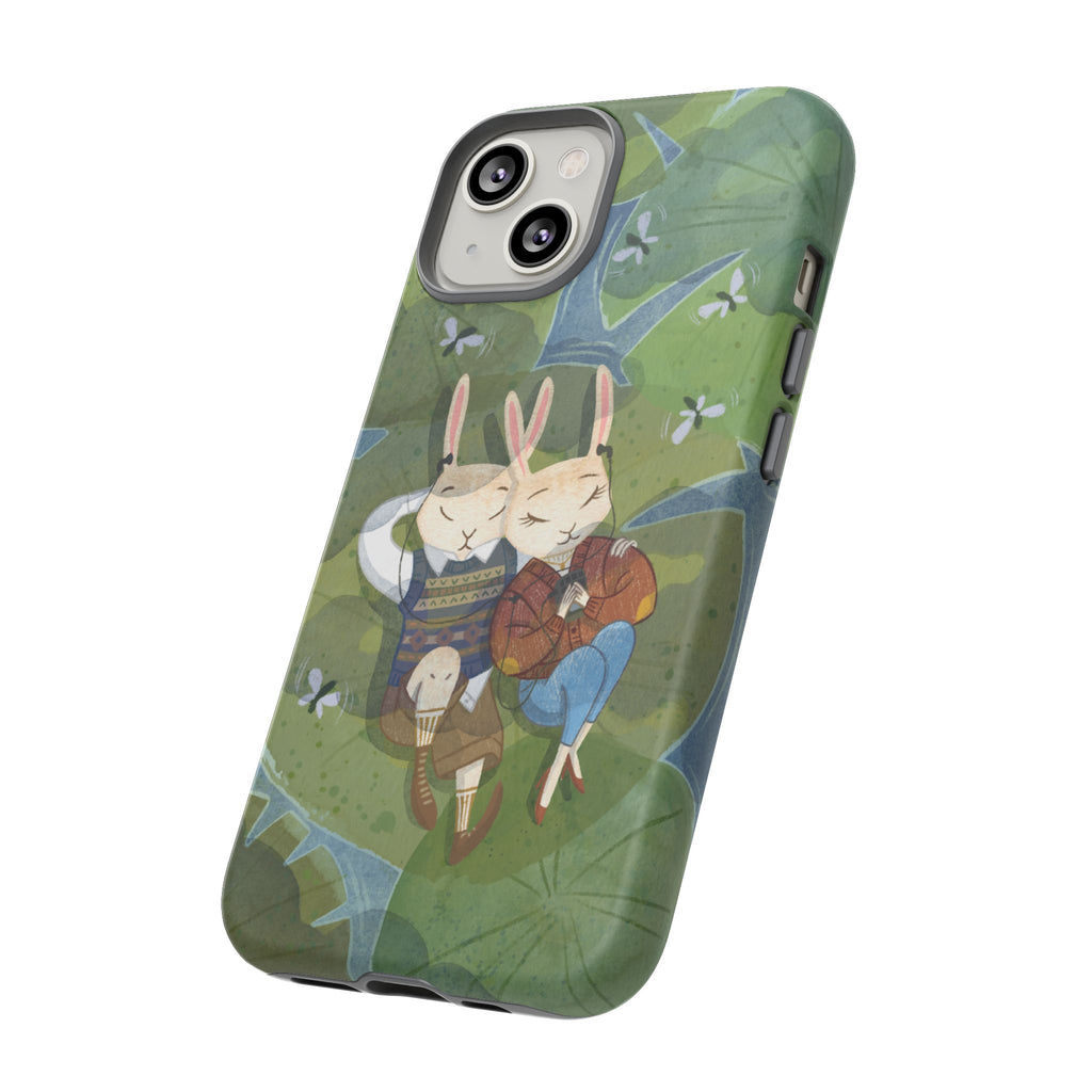 Cute Bunny Phone Case, Rabbit iPhone Cover, Nature Lovers Gift, Animal Lover Accessory, Eco-Friendly Case for Moms