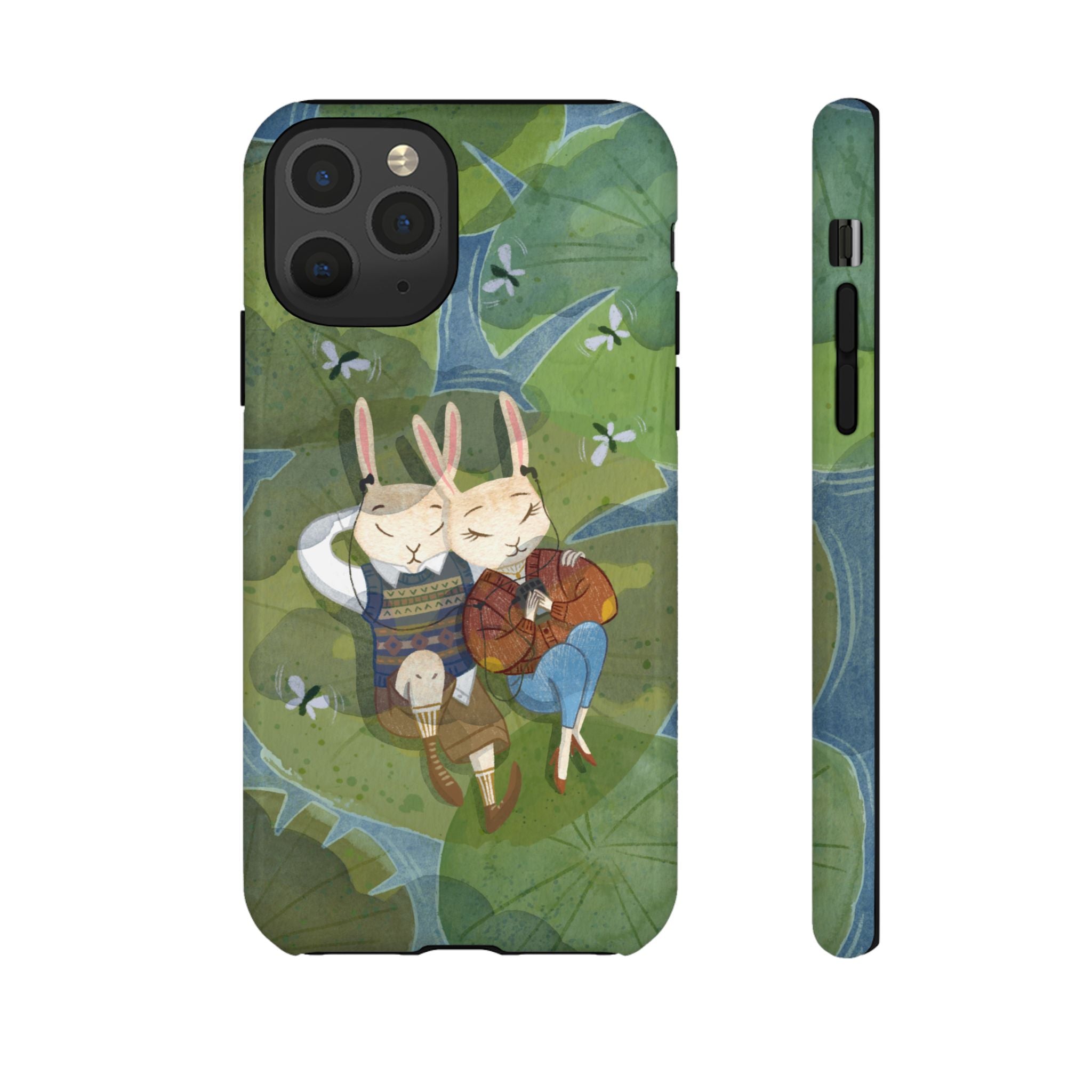 Cute Bunny Phone Case, Rabbit iPhone Cover, Nature Lovers Gift, Animal Lover Accessory, Eco-Friendly Case for Moms