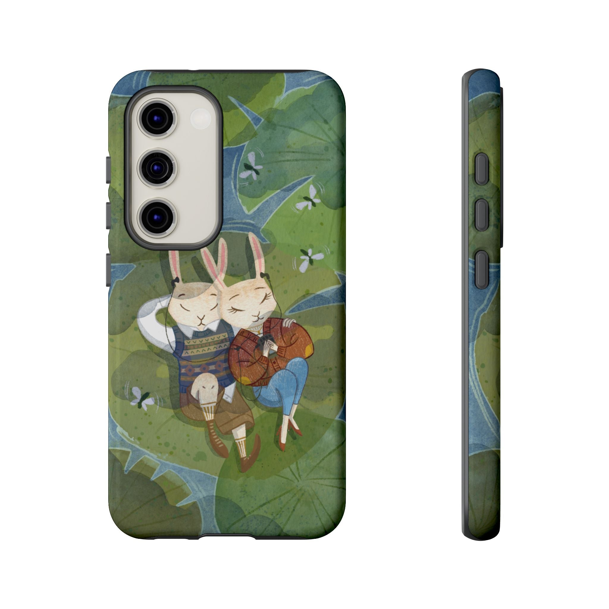 Cute Bunny Phone Case, Rabbit iPhone Cover, Nature Lovers Gift, Animal Lover Accessory, Eco-Friendly Case for Moms