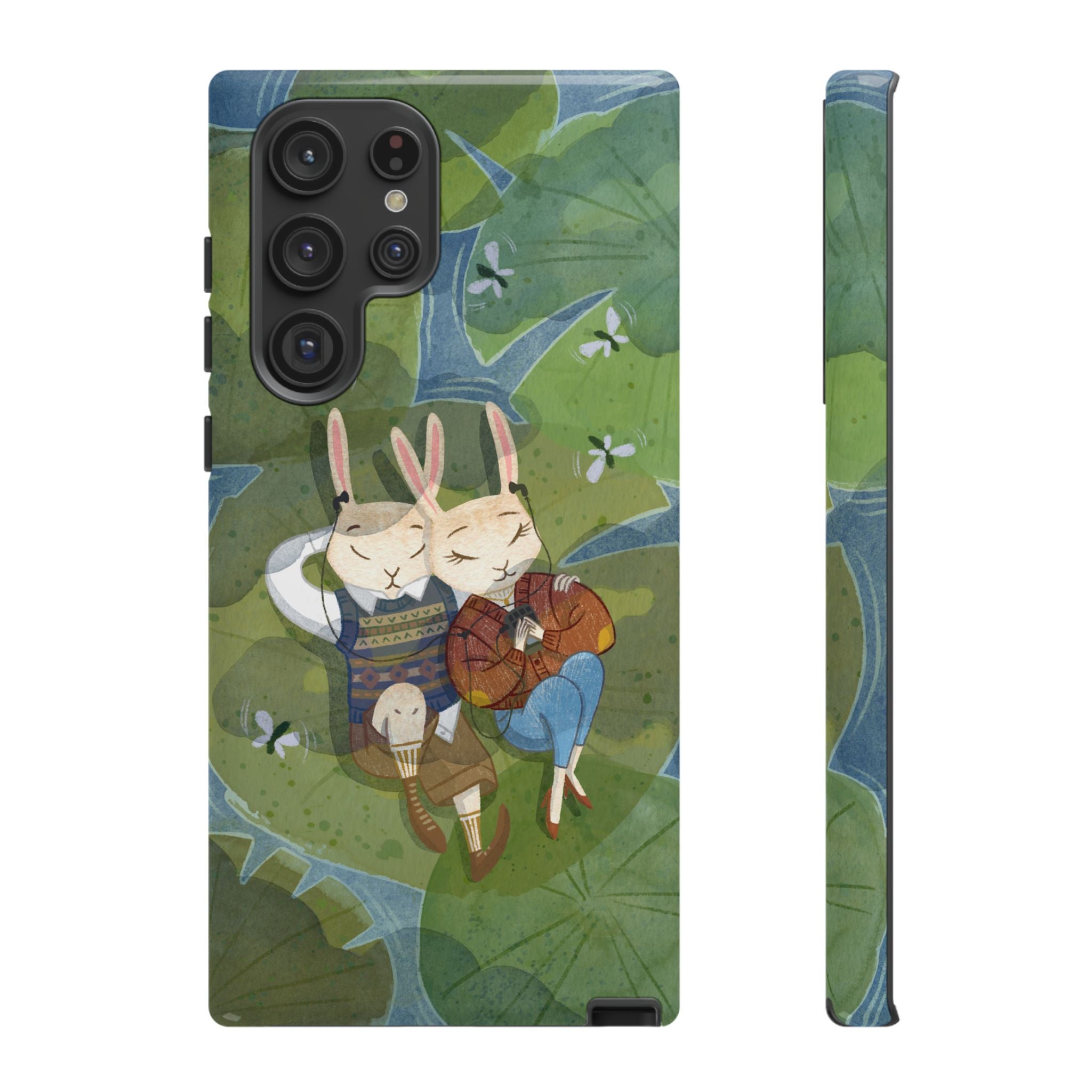 Cute Bunny Phone Case, Rabbit iPhone Cover, Nature Lovers Gift, Animal Lover Accessory, Eco-Friendly Case for Moms
