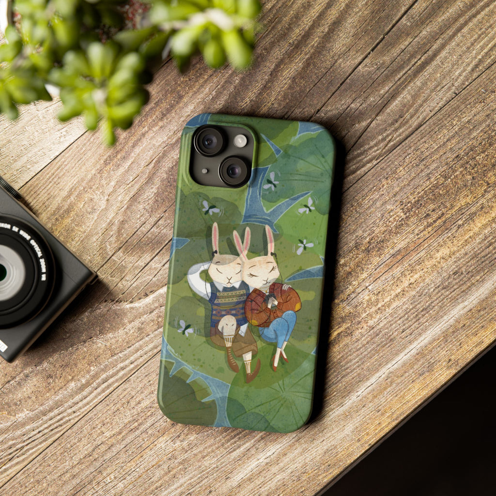 Whimsical Bunny Phone Cases for Animal Lovers and Nature Enthusiasts | Cute, Fun Design, Gifts for Friends, Birthday, Easter, Spring