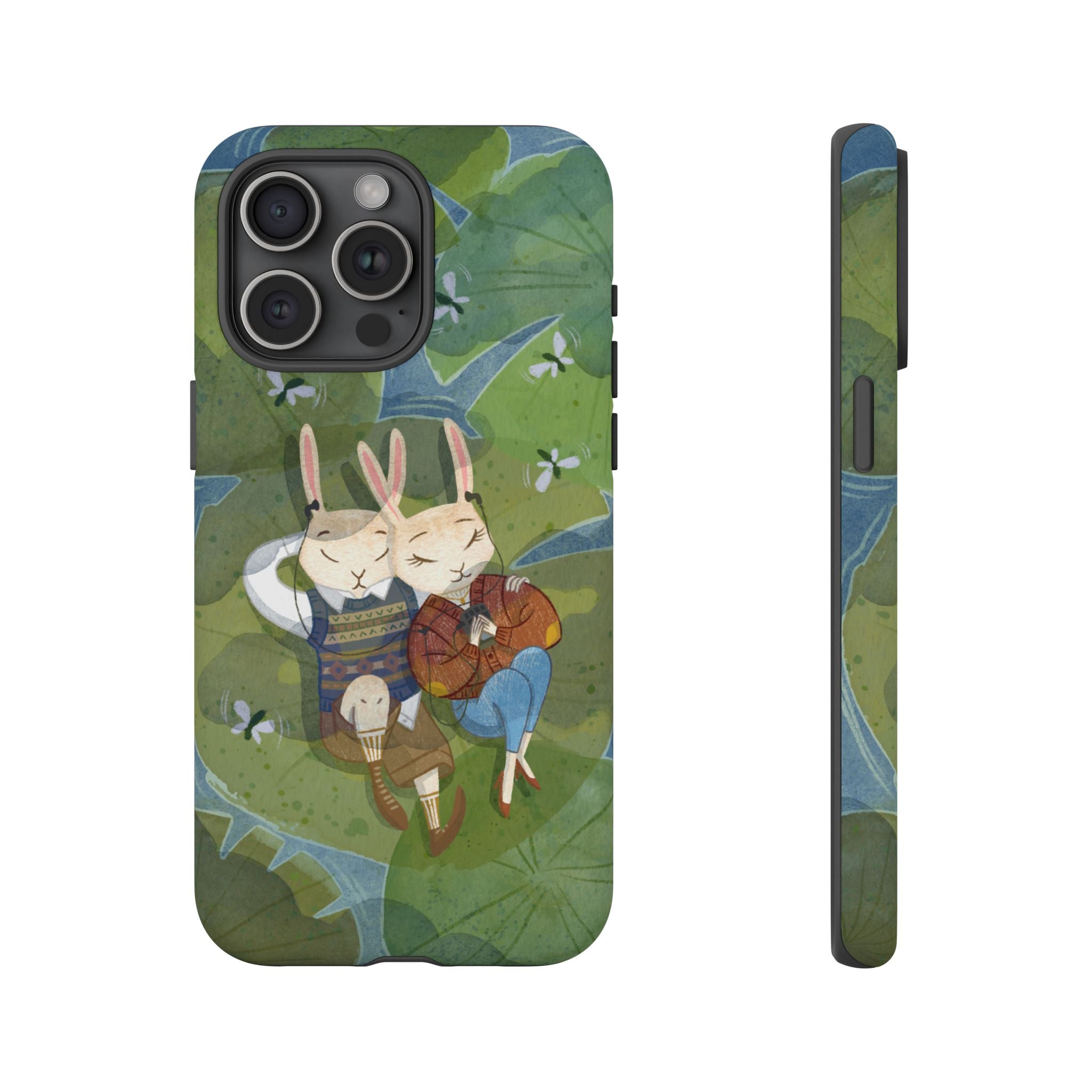 Cute Bunny Phone Case, Rabbit iPhone Cover, Nature Lovers Gift, Animal Lover Accessory, Eco-Friendly Case for Moms