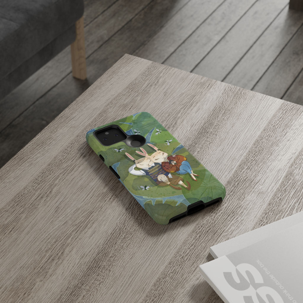 Cute Bunny Phone Case, Rabbit iPhone Cover, Nature Lovers Gift, Animal Lover Accessory, Eco-Friendly Case for Moms
