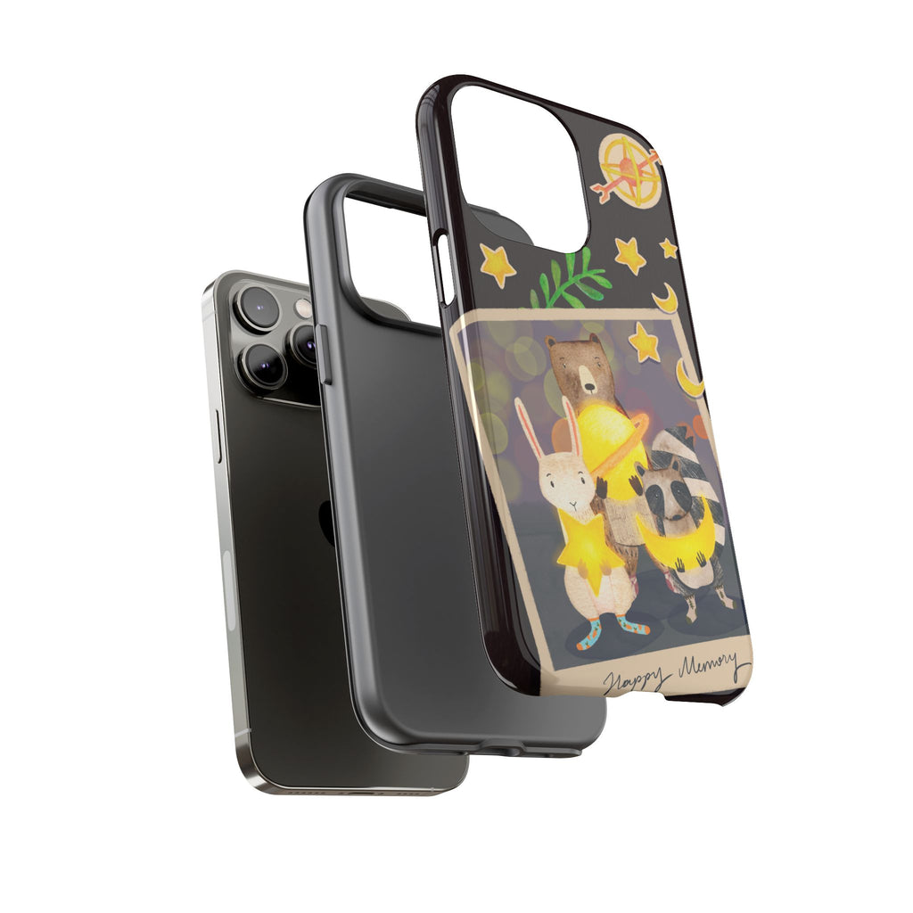 Animal iPhone Case - Tough Cases for Kids, Teens, Cute Fun Design, Holiday Accessories, iPhone 16 15 14 13 12 11 10 XR X 8, Gift Idea,