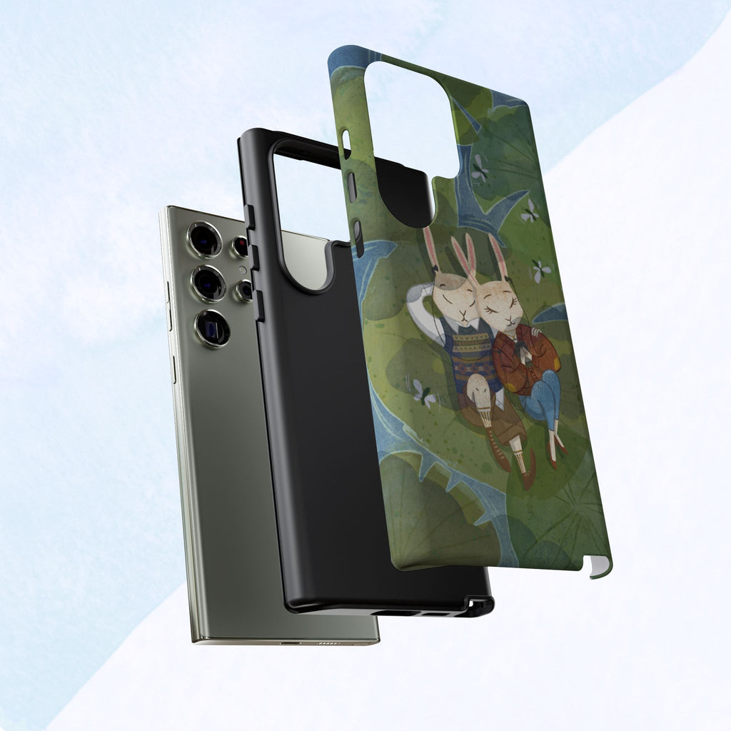 Cute Bunny Phone Case, Rabbit iPhone Cover, Nature Lovers Gift, Animal Lover Accessory, Eco-Friendly Case for Moms