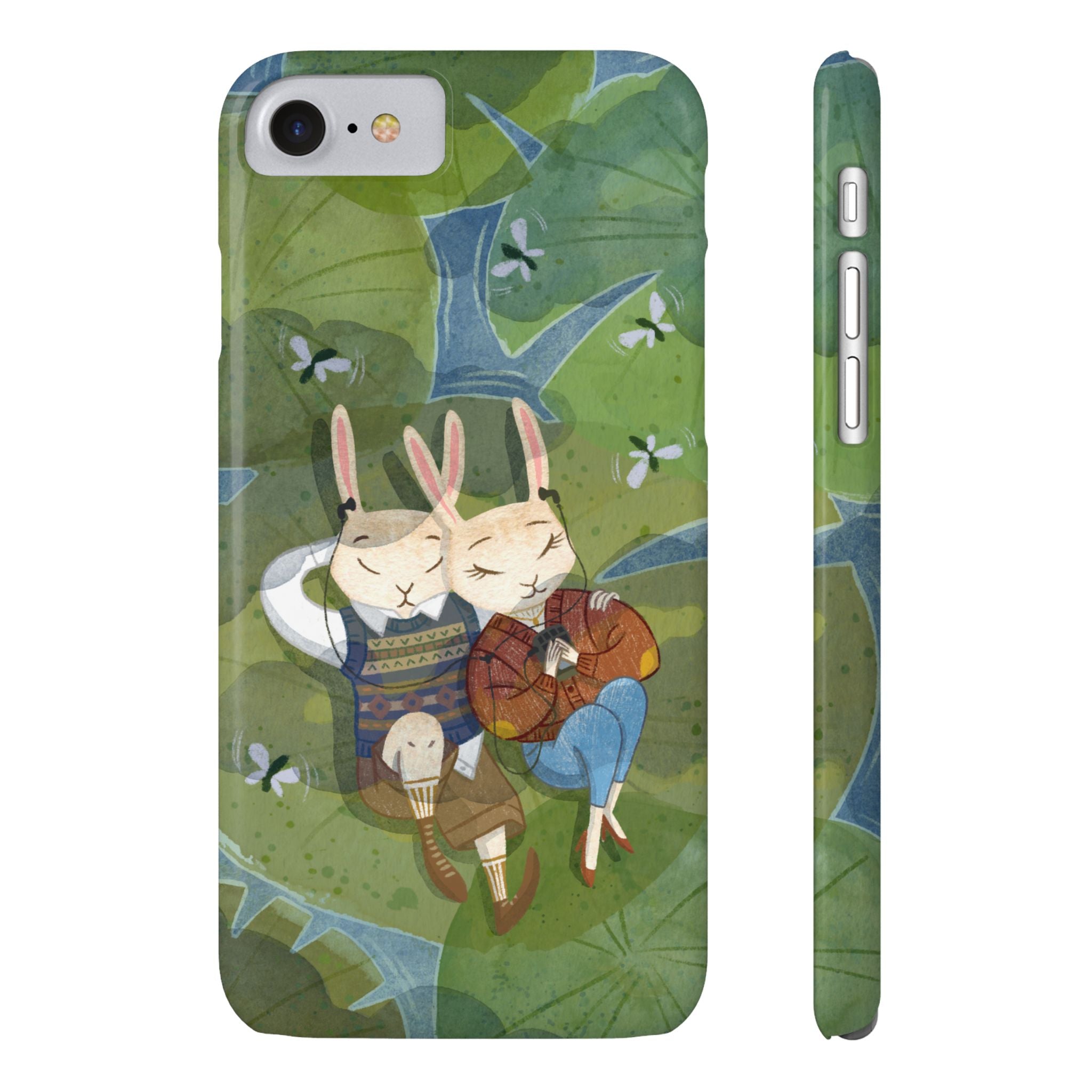 Whimsical Bunny Phone Cases for Animal Lovers and Nature Enthusiasts | Cute, Fun Design, Gifts for Friends, Birthday, Easter, Spring