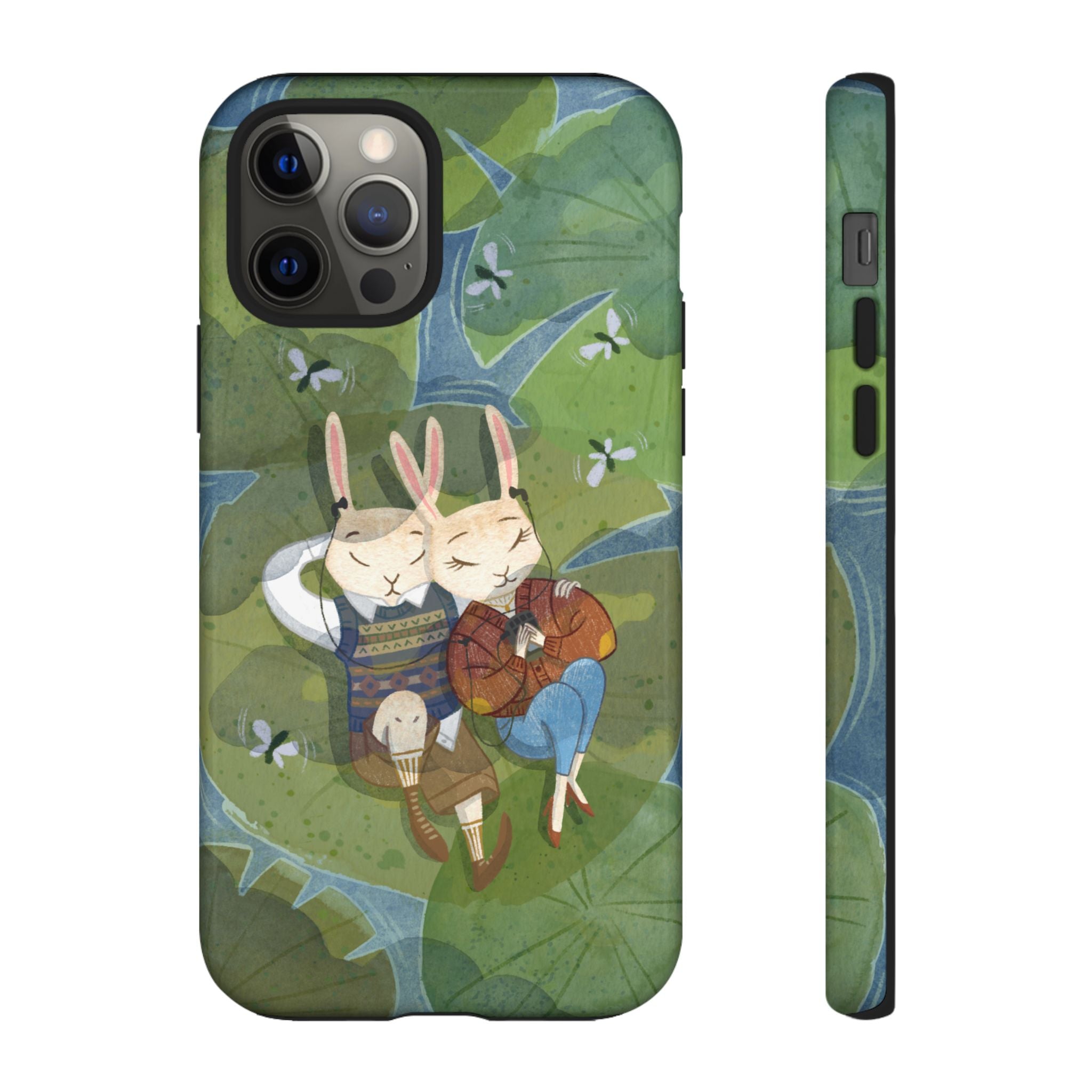 Cute Bunny Phone Case, Rabbit iPhone Cover, Nature Lovers Gift, Animal Lover Accessory, Eco-Friendly Case for Moms