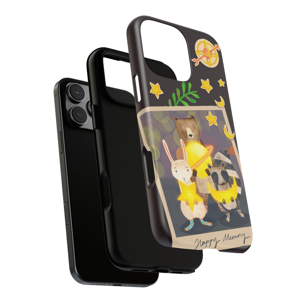 Animal iPhone Case - Tough Cases for Kids, Teens, Cute Fun Design, Holiday Accessories, iPhone 16 15 14 13 12 11 10 XR X 8, Gift Idea,