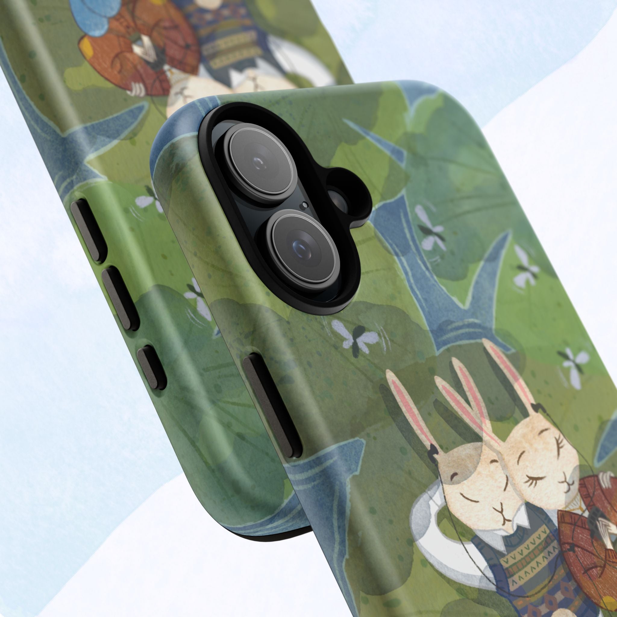 Cute Bunny Phone Case, Rabbit iPhone Cover, Nature Lovers Gift, Animal Lover Accessory, Eco-Friendly Case for Moms
