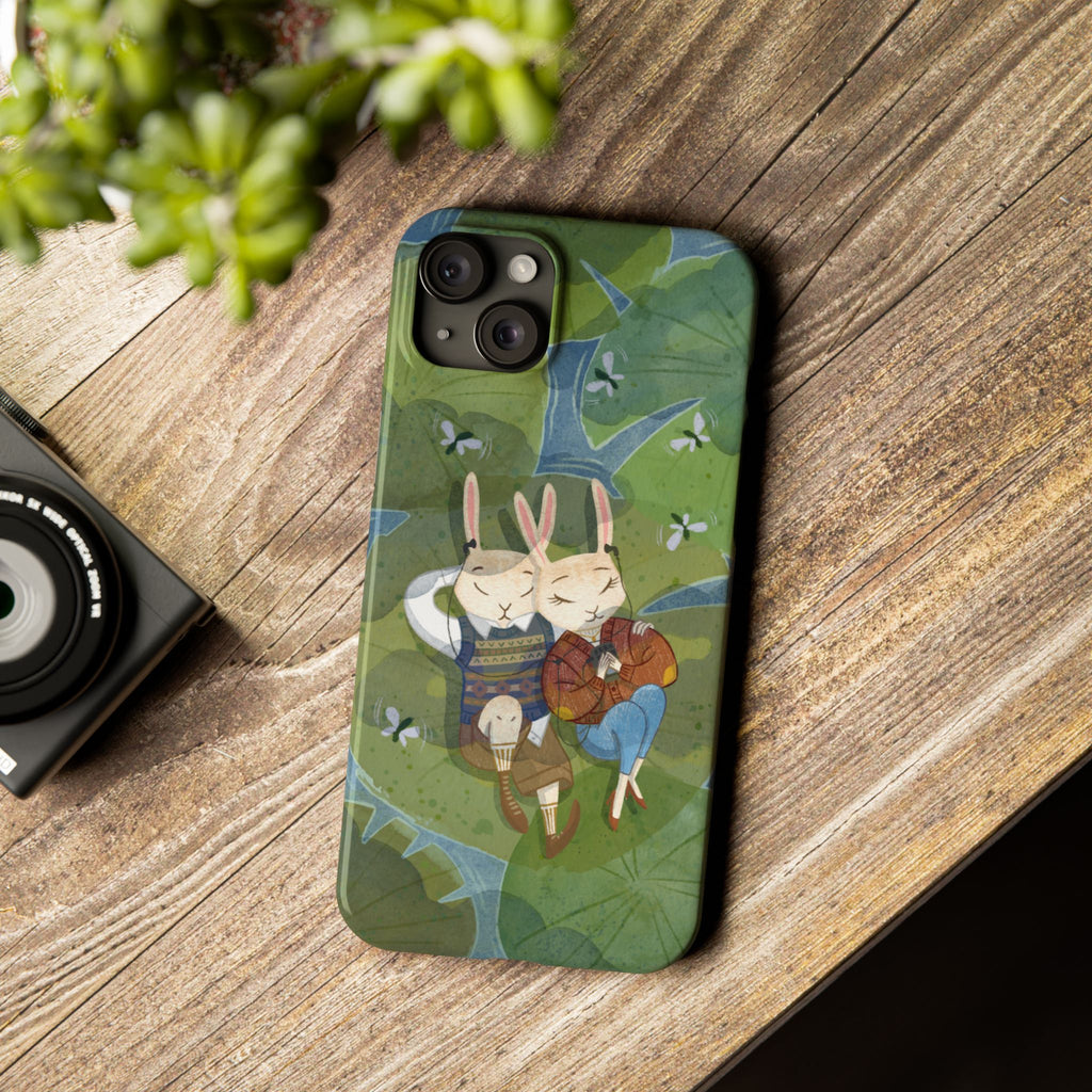Whimsical Bunny Phone Cases for Animal Lovers and Nature Enthusiasts | Cute, Fun Design, Gifts for Friends, Birthday, Easter, Spring