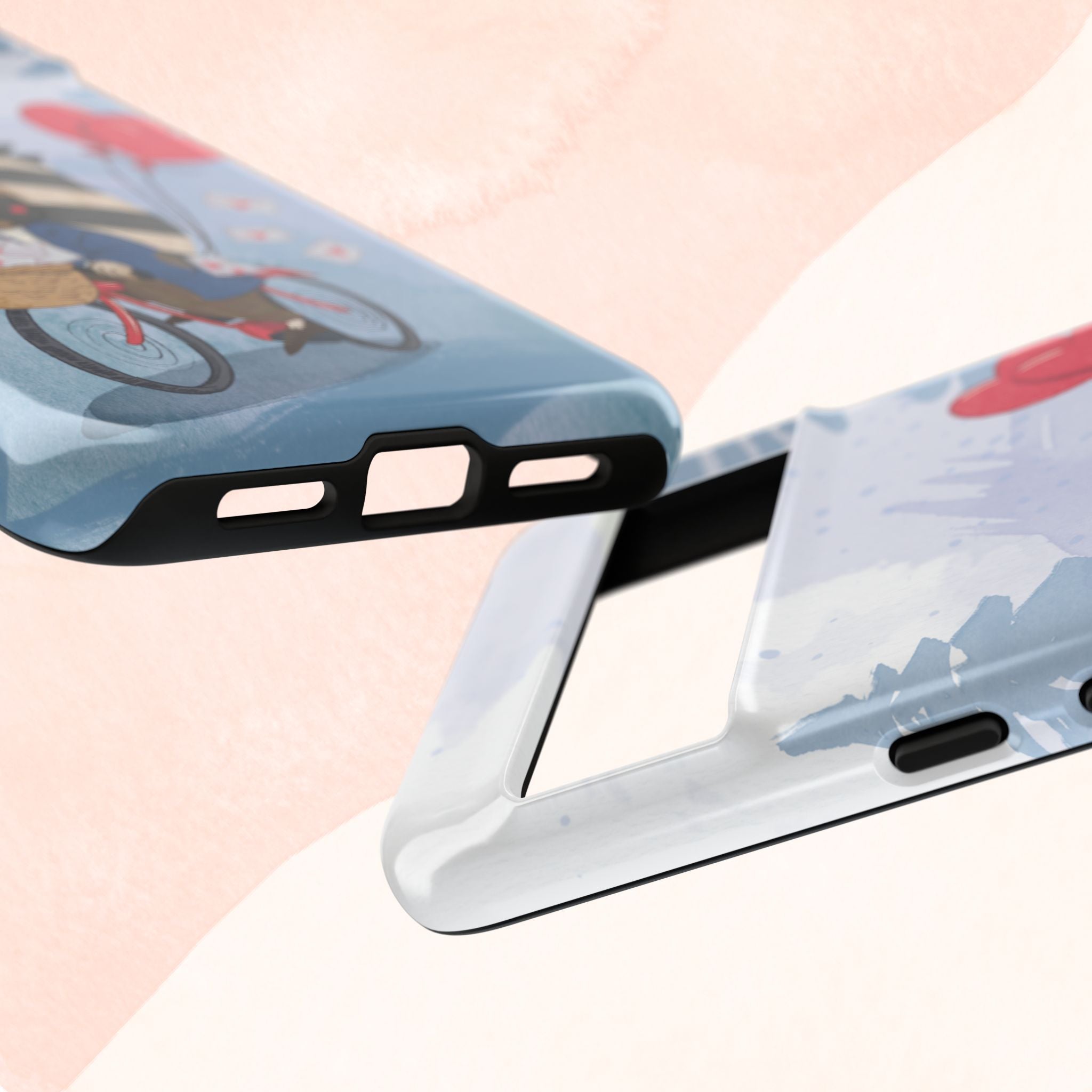 Cute Raccoon Phone Case, Tough Case for Animal Lovers, Valentine's Day Gift, Whimsical Phone Accessory, Gifts for Kids