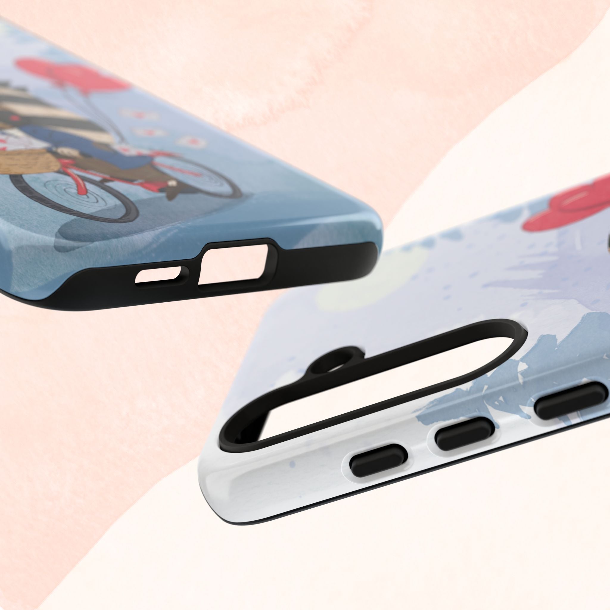 Cute Raccoon Phone Case, Tough Case for Animal Lovers, Valentine's Day Gift, Whimsical Phone Accessory, Gifts for Kids