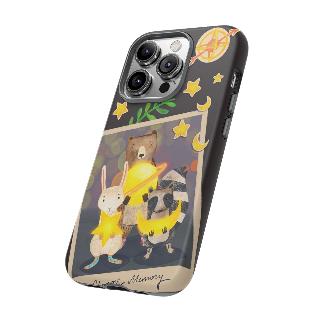 Animal iPhone Case - Tough Cases for Kids, Teens, Cute Fun Design, Holiday Accessories, iPhone 16 15 14 13 12 11 10 XR X 8, Gift Idea,