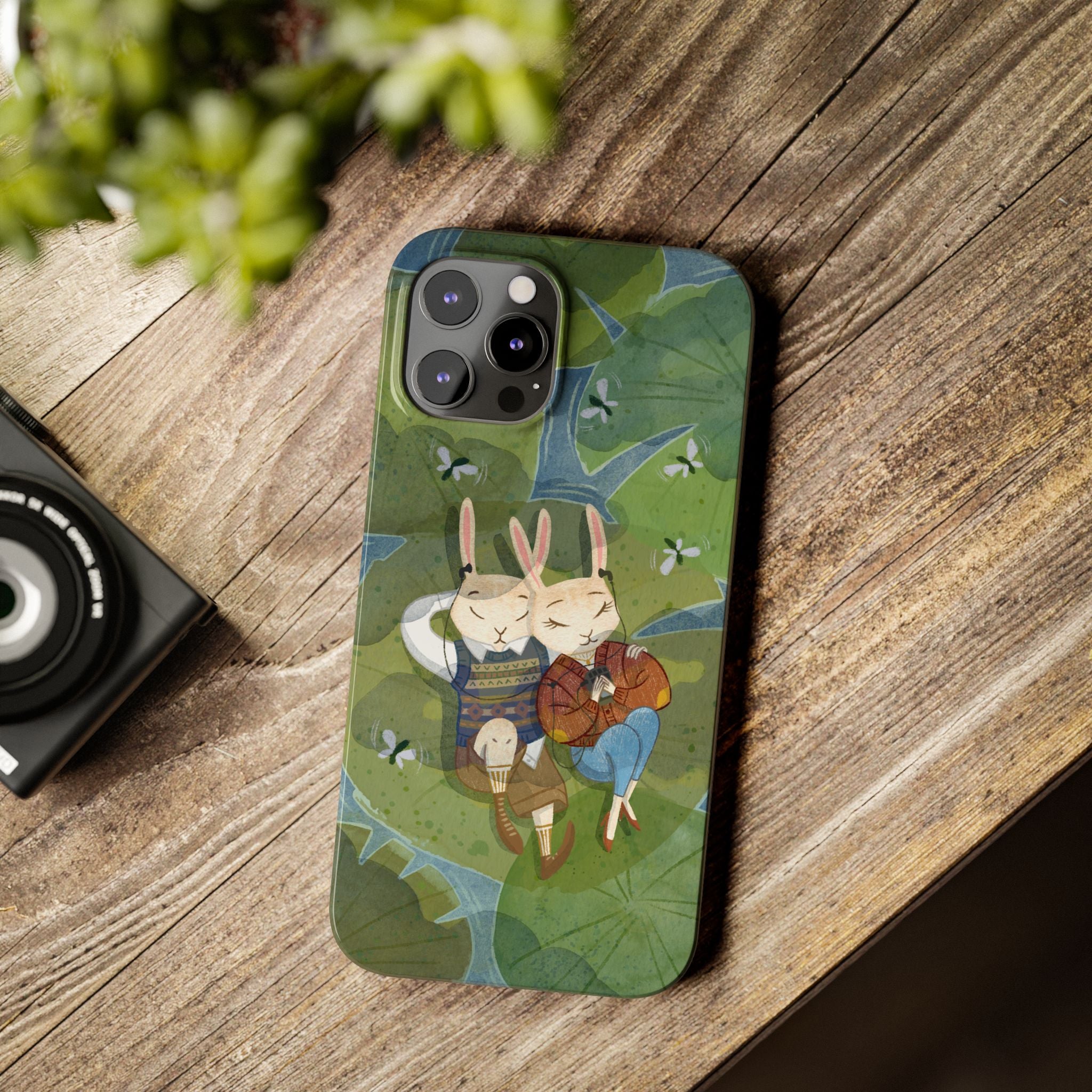 Whimsical Bunny Phone Cases for Animal Lovers and Nature Enthusiasts | Cute, Fun Design, Gifts for Friends, Birthday, Easter, Spring