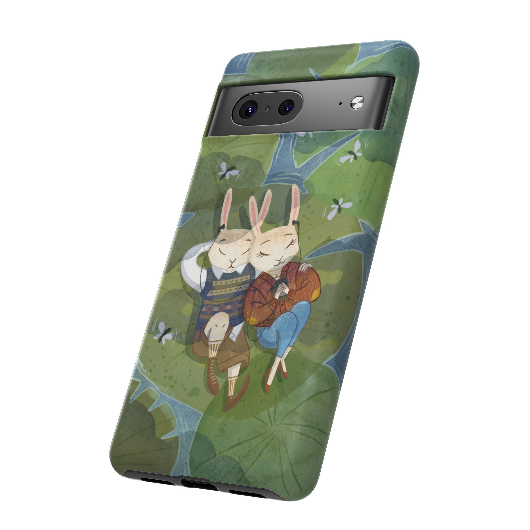 Cute Bunny Phone Case, Rabbit iPhone Cover, Nature Lovers Gift, Animal Lover Accessory, Eco-Friendly Case for Moms