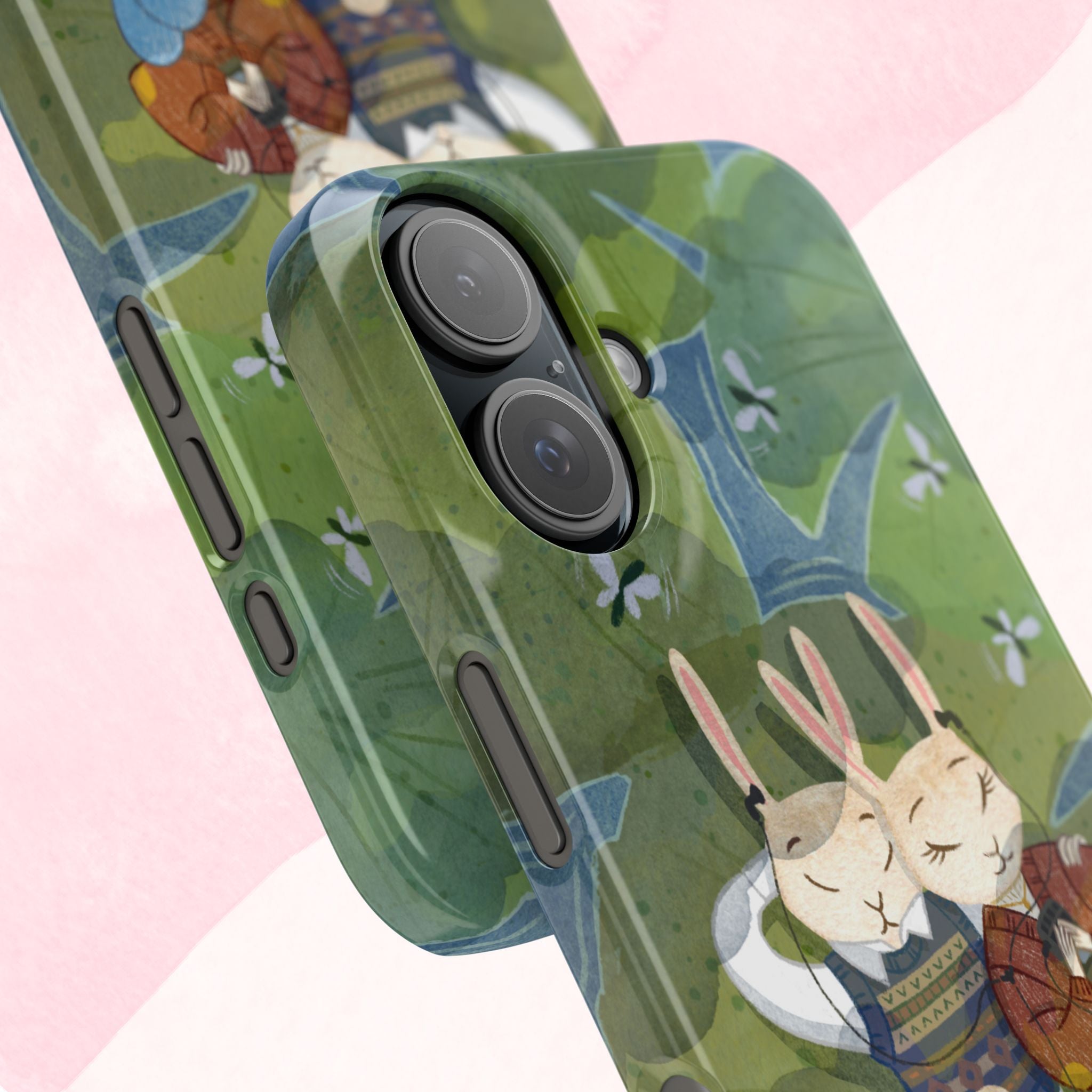 Whimsical Bunny Phone Cases for Animal Lovers and Nature Enthusiasts | Cute, Fun Design, Gifts for Friends, Birthday, Easter, Spring