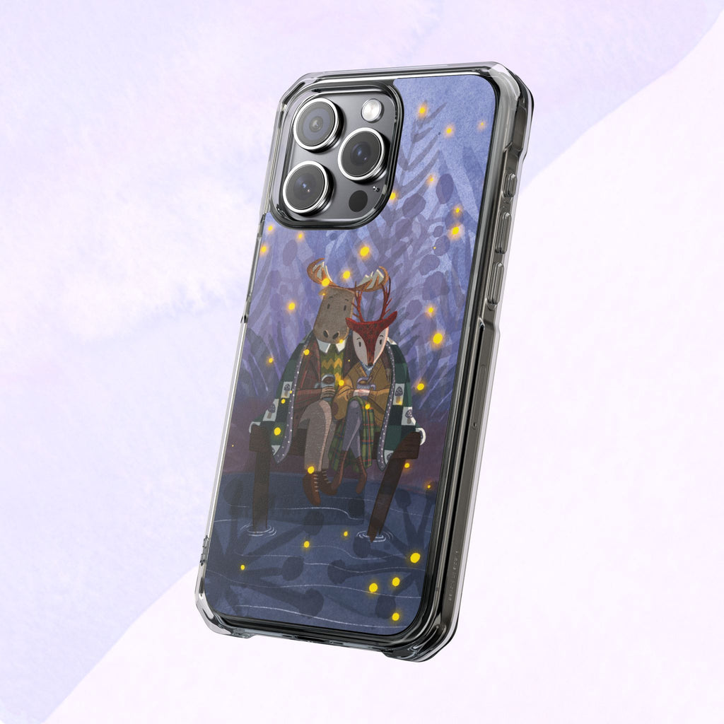 Cozy Animal Friends Phone Case - Magnetic Clear Impact Cases for Outdoorsy Animal Lovers, Perfect for Christmas, Gift Idea, Nature Vibes