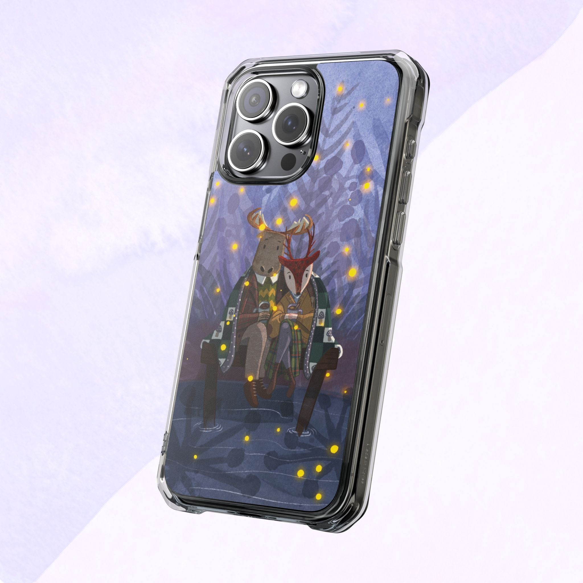 Cozy Animal Friends Phone Case - Magnetic Clear Impact Cases for Outdoorsy Animal Lovers, Perfect for Christmas, Gift Idea, Nature Vibes
