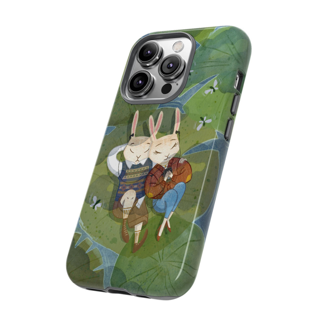 Cute Bunny Phone Case, Rabbit iPhone Cover, Nature Lovers Gift, Animal Lover Accessory, Eco-Friendly Case for Moms