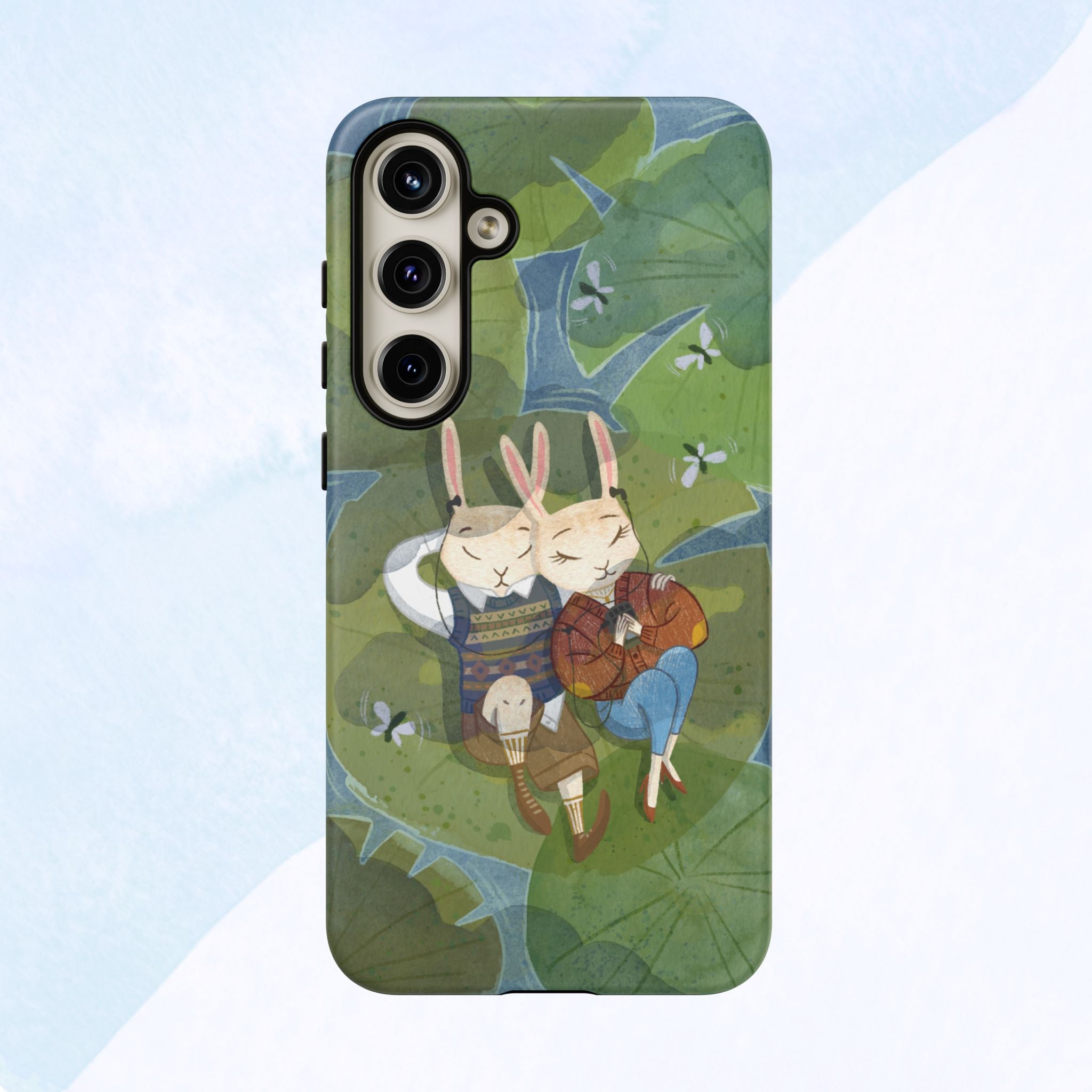 Cute Bunny Phone Case, Rabbit iPhone Cover, Nature Lovers Gift, Animal Lover Accessory, Eco-Friendly Case for Moms