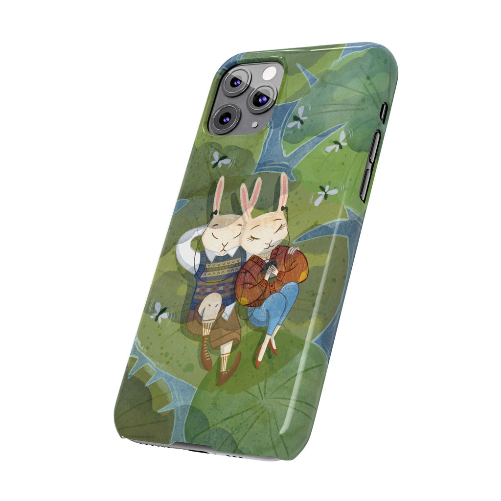 Whimsical Bunny Phone Cases for Animal Lovers and Nature Enthusiasts | Cute, Fun Design, Gifts for Friends, Birthday, Easter, Spring