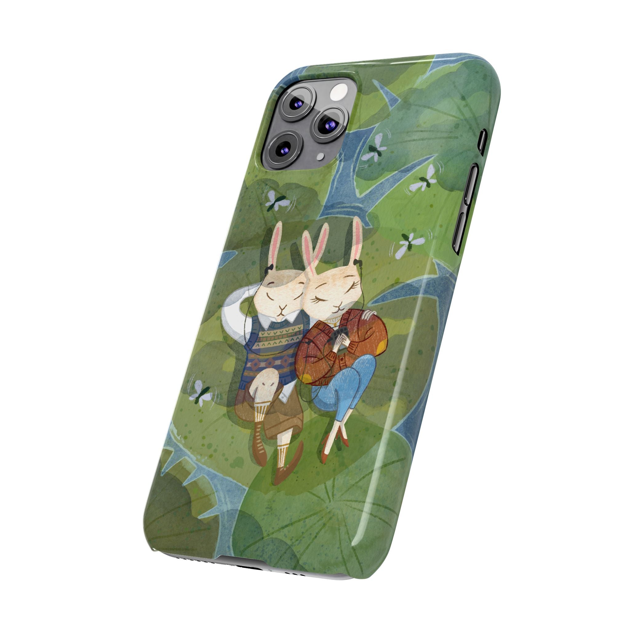 Whimsical Bunny Phone Cases for Animal Lovers and Nature Enthusiasts | Cute, Fun Design, Gifts for Friends, Birthday, Easter, Spring
