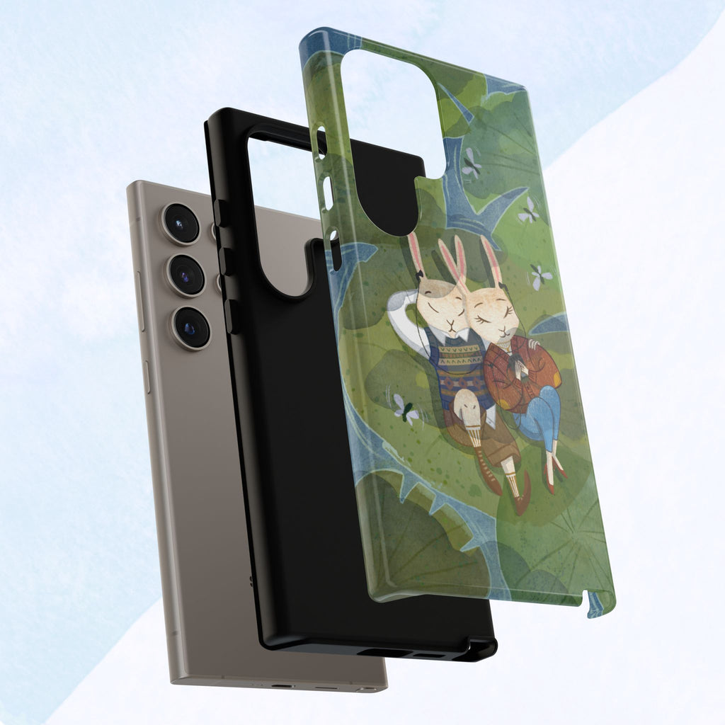 Cute Bunny Phone Case, Rabbit iPhone Cover, Nature Lovers Gift, Animal Lover Accessory, Eco-Friendly Case for Moms