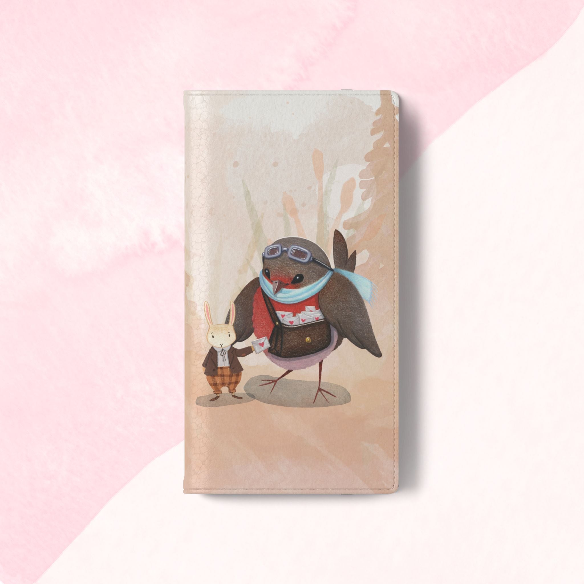 Whimsical Animal Flip Cases for Phones, Cute Woodland Creatures, Forest Friends Phone Cover, Animal Lover Gift, Phone Wallet