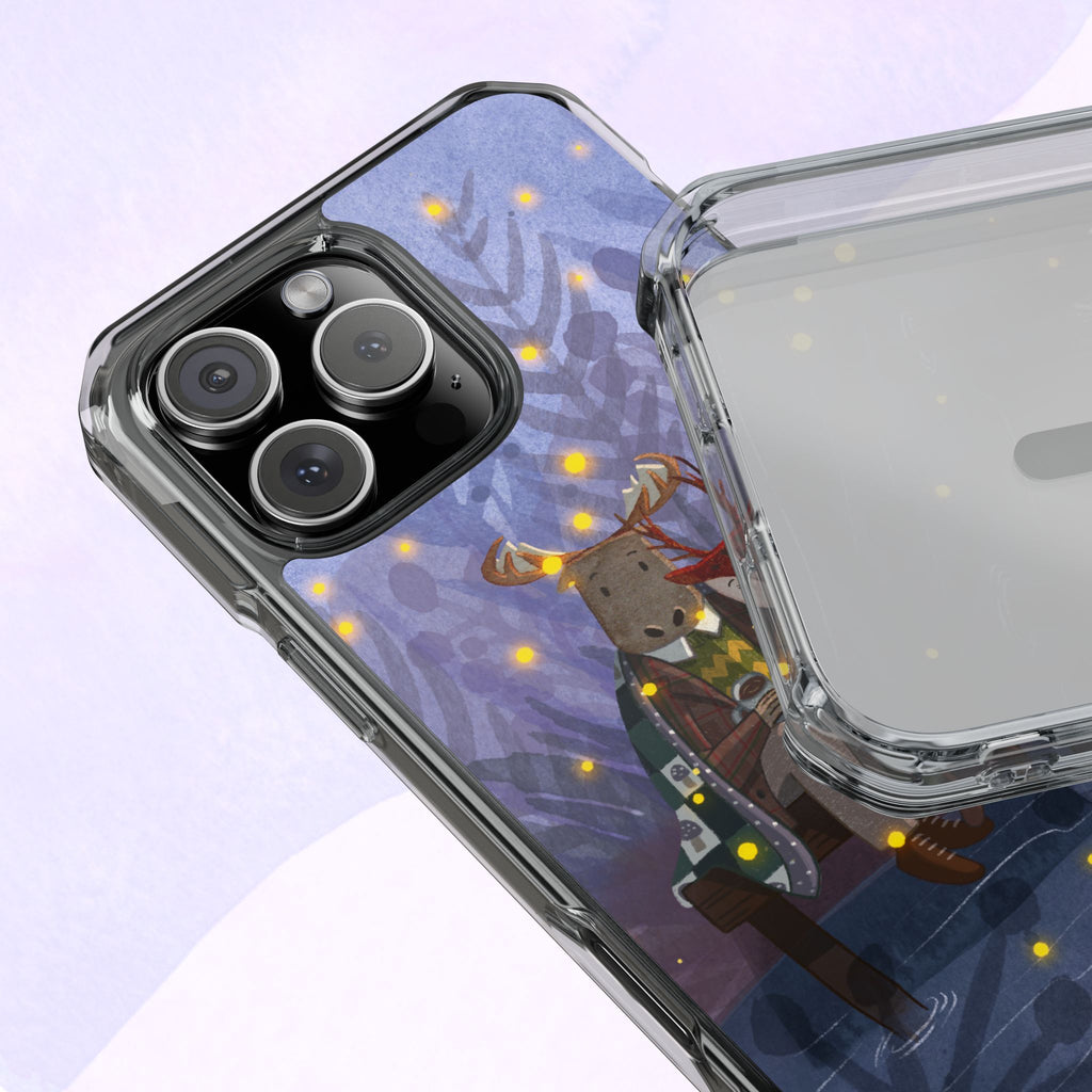Cozy Animal Friends Phone Case - Magnetic Clear Impact Cases for Outdoorsy Animal Lovers, Perfect for Christmas, Gift Idea, Nature Vibes