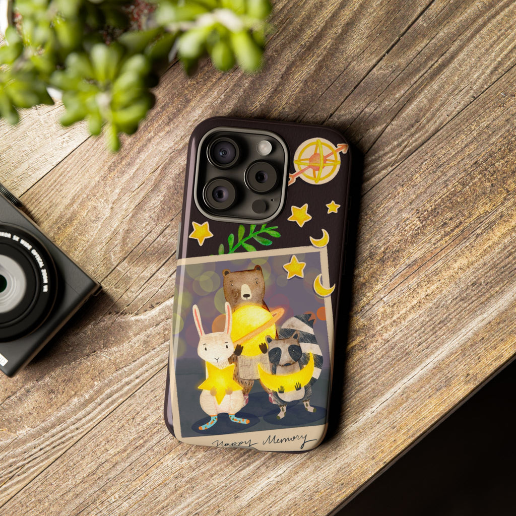 Animal iPhone Case - Tough Cases for Kids, Teens, Cute Fun Design, Holiday Accessories, iPhone 16 15 14 13 12 11 10 XR X 8, Gift Idea,