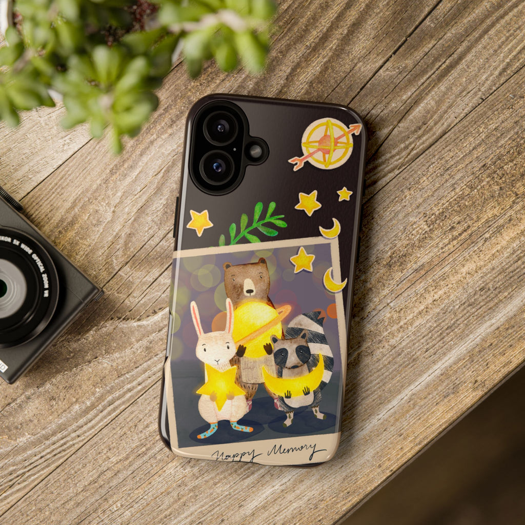 Animal iPhone Case - Tough Cases for Kids, Teens, Cute Fun Design, Holiday Accessories, iPhone 16 15 14 13 12 11 10 XR X 8, Gift Idea,