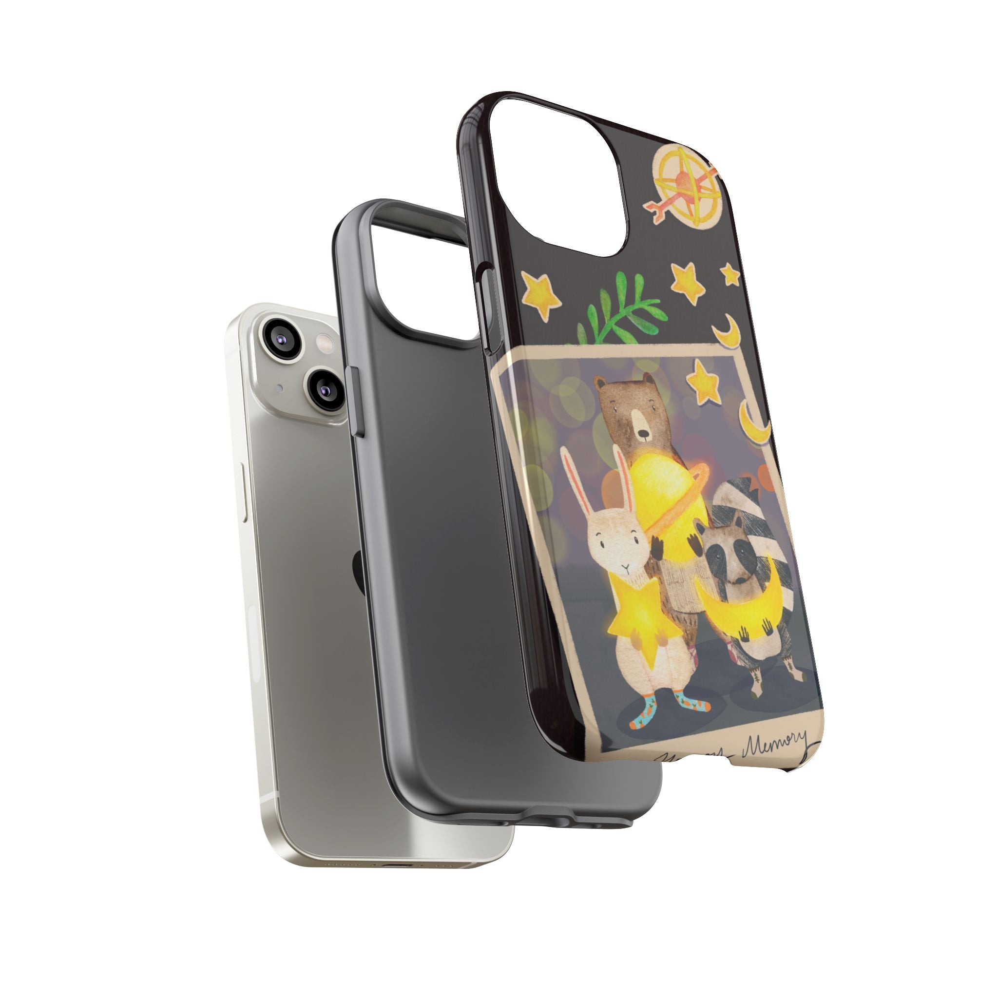 Animal iPhone Case - Tough Cases for Kids, Teens, Cute Fun Design, Holiday Accessories, iPhone 16 15 14 13 12 11 10 XR X 8, Gift Idea,