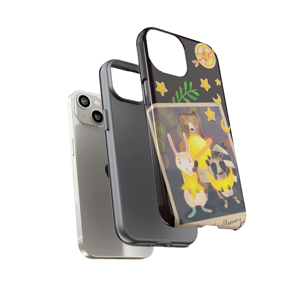 Animal iPhone Case - Tough Cases for Kids, Teens, Cute Fun Design, Holiday Accessories, iPhone 16 15 14 13 12 11 10 XR X 8, Gift Idea,