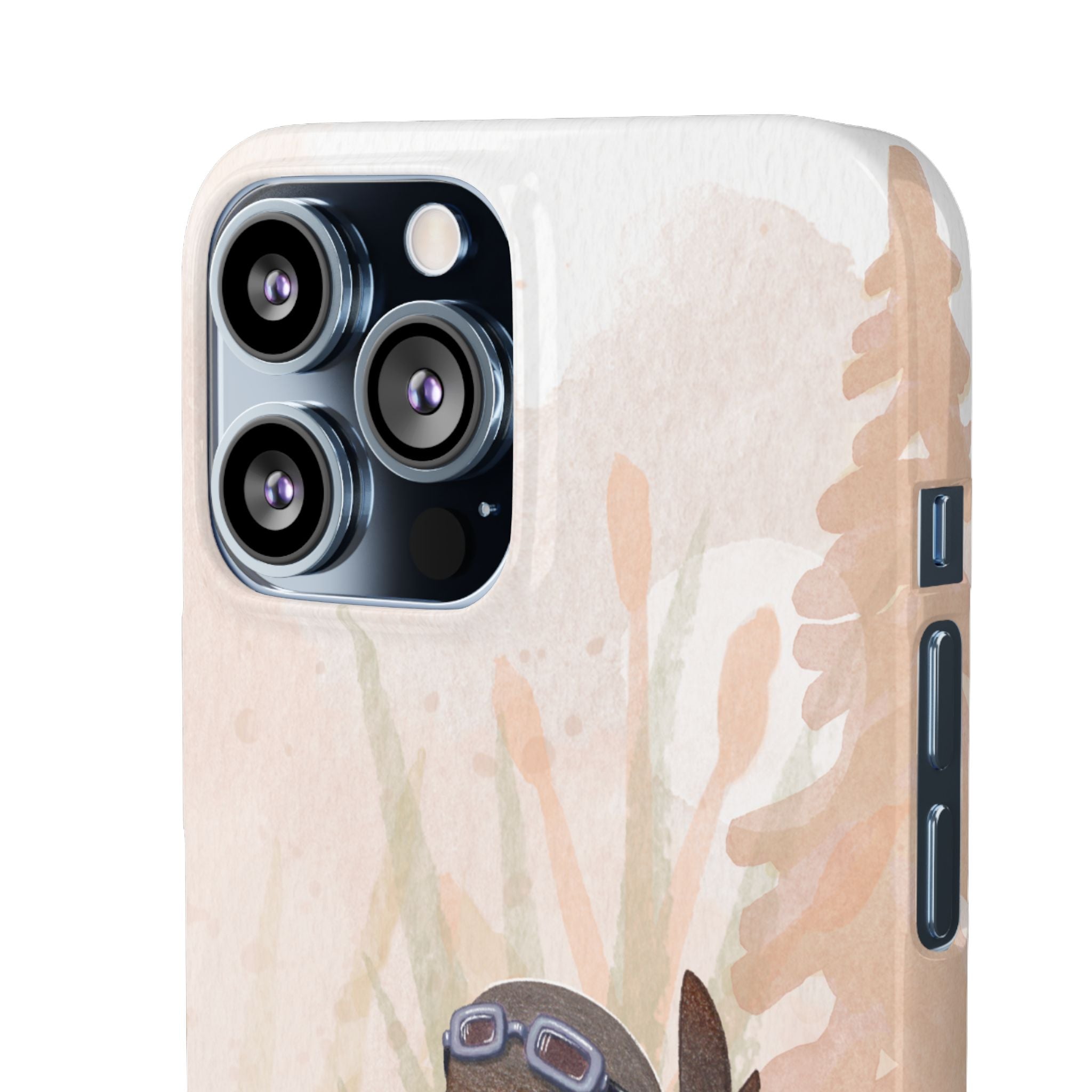 Whimsical Animal Snap Cases, Cute Phone Case, Handmade Bird and Bunny Design, Gift for Animal Lovers, Unique Smartphone Cover