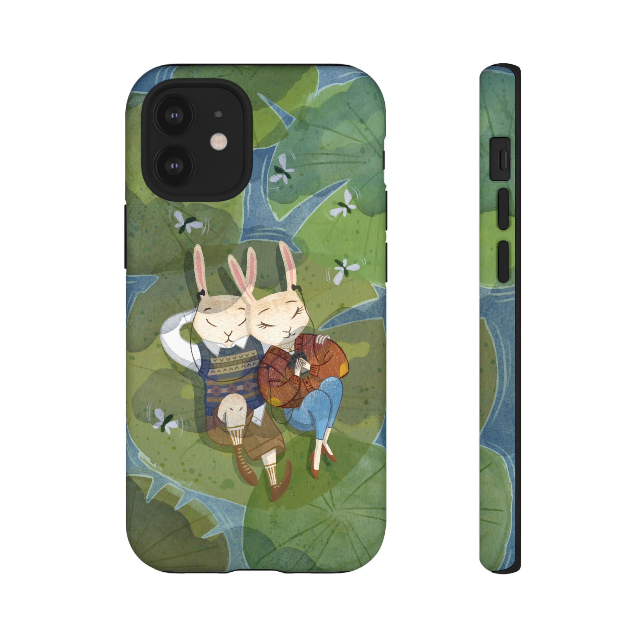 Cute Bunny Phone Case, Rabbit iPhone Cover, Nature Lovers Gift, Animal Lover Accessory, Eco-Friendly Case for Moms