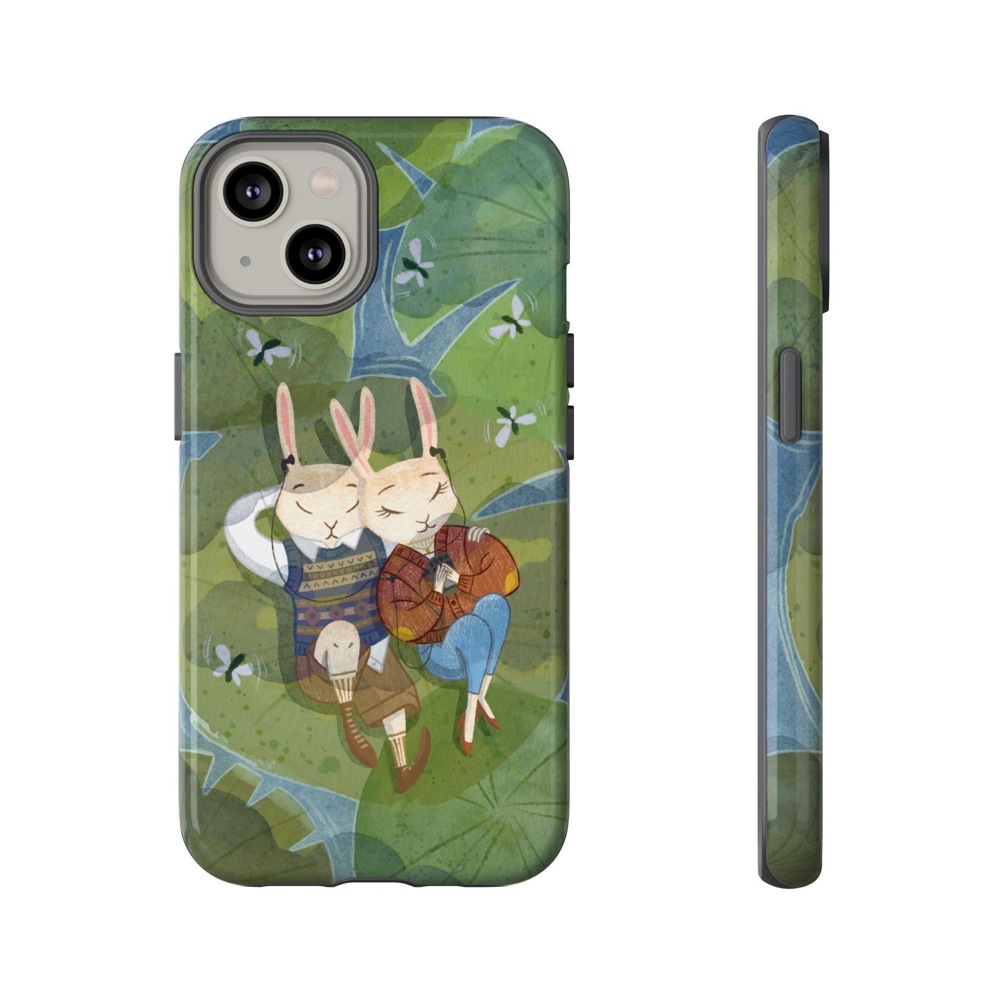 Cute Bunny Phone Case, Rabbit iPhone Cover, Nature Lovers Gift, Animal Lover Accessory, Eco-Friendly Case for Moms