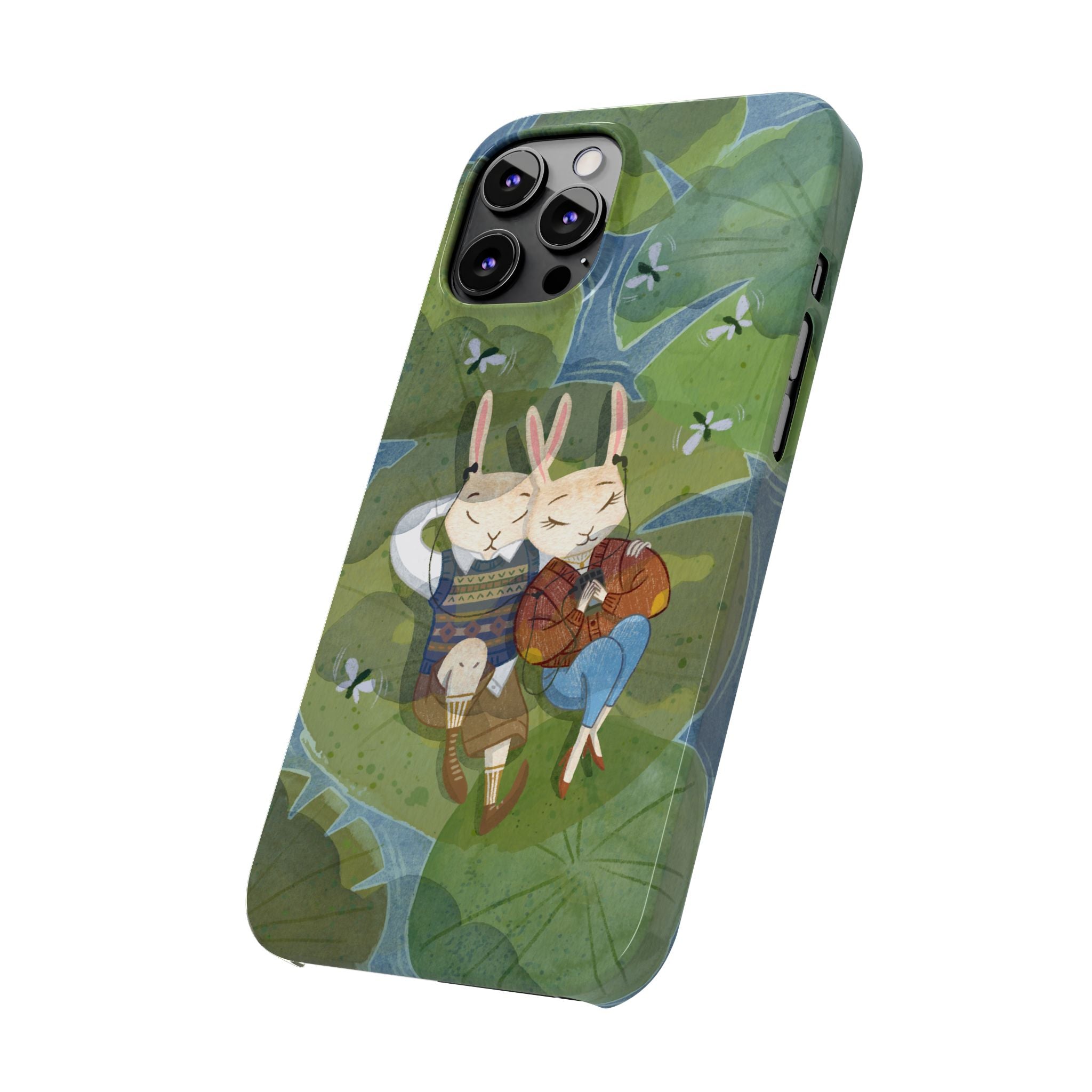 Whimsical Bunny Phone Cases for Animal Lovers and Nature Enthusiasts | Cute, Fun Design, Gifts for Friends, Birthday, Easter, Spring