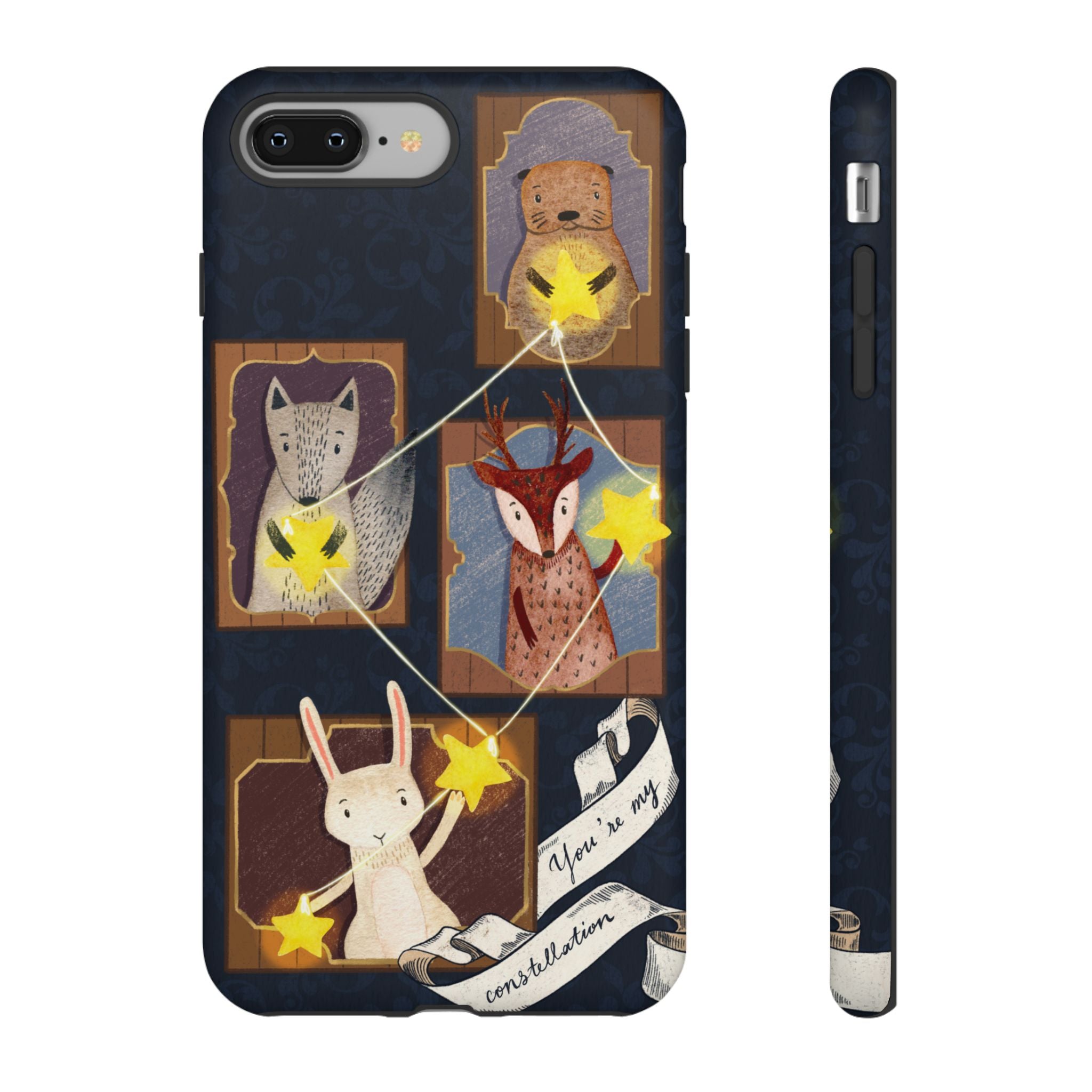 Tough Cases, Animals & Stars Design, Cute iPhone Gift, Nature Lover, Birthday, Animal Lover, iPhone 16 15 14 13 12 11 X XR 8