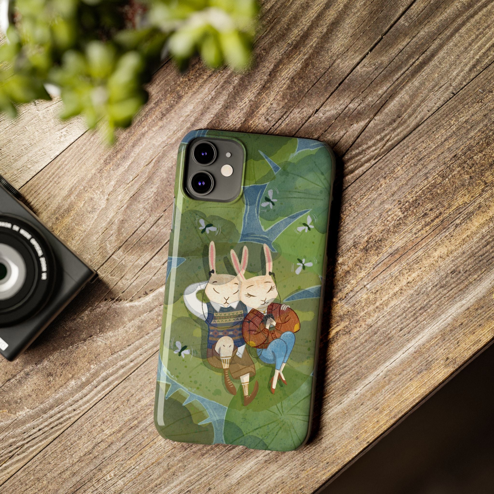 Whimsical Bunny Phone Cases for Animal Lovers and Nature Enthusiasts | Cute, Fun Design, Gifts for Friends, Birthday, Easter, Spring