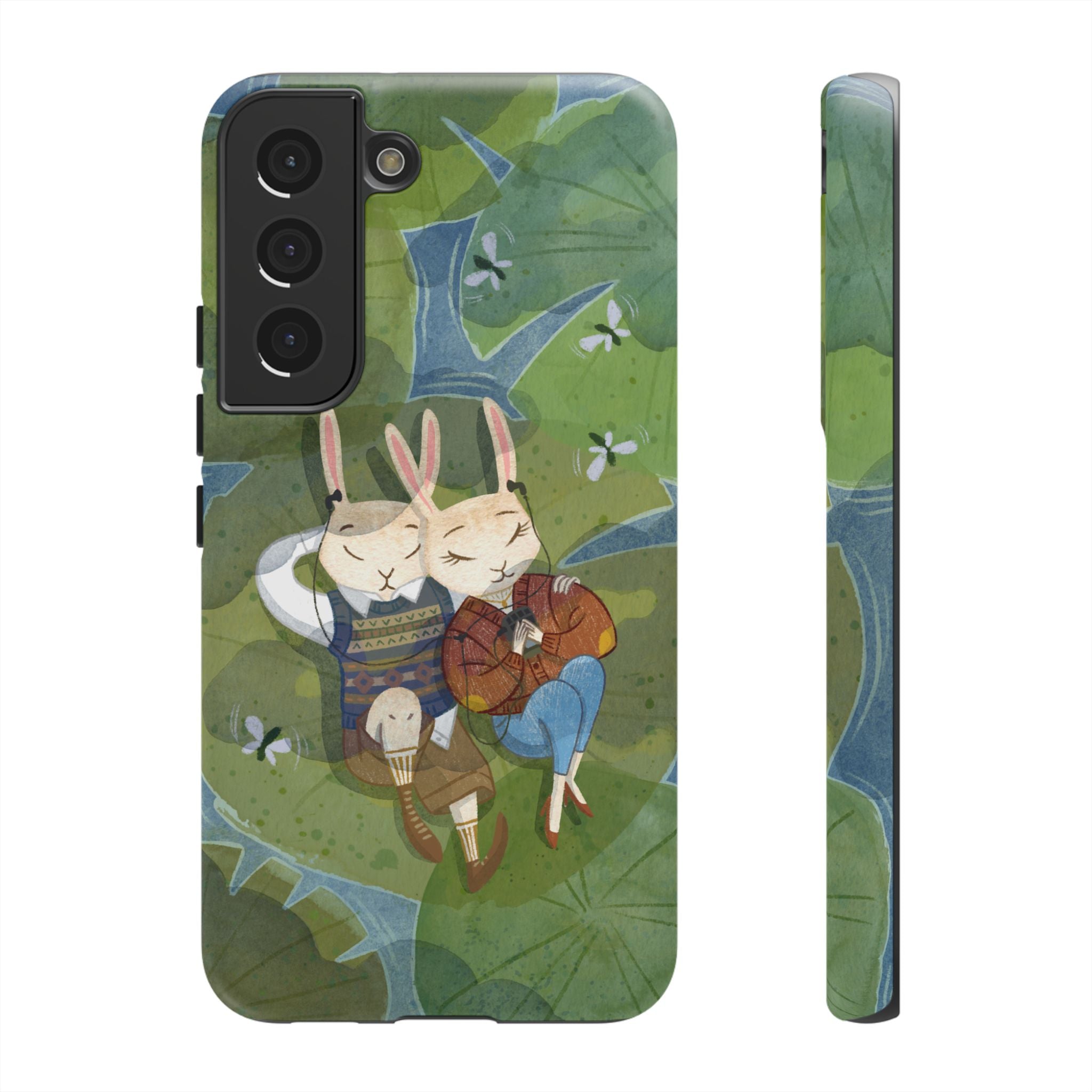 Cute Bunny Phone Case, Rabbit iPhone Cover, Nature Lovers Gift, Animal Lover Accessory, Eco-Friendly Case for Moms