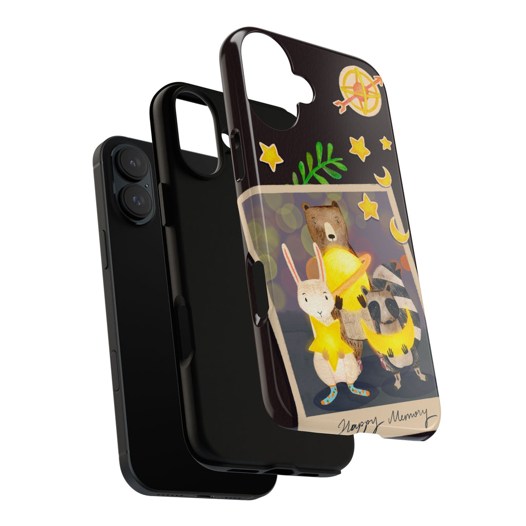 Animal iPhone Case - Tough Cases for Kids, Teens, Cute Fun Design, Holiday Accessories, iPhone 16 15 14 13 12 11 10 XR X 8, Gift Idea,