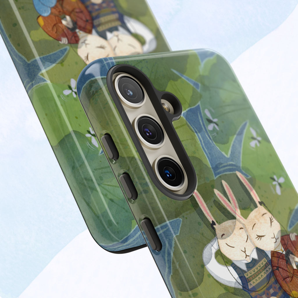 Cute Bunny Phone Case, Rabbit iPhone Cover, Nature Lovers Gift, Animal Lover Accessory, Eco-Friendly Case for Moms