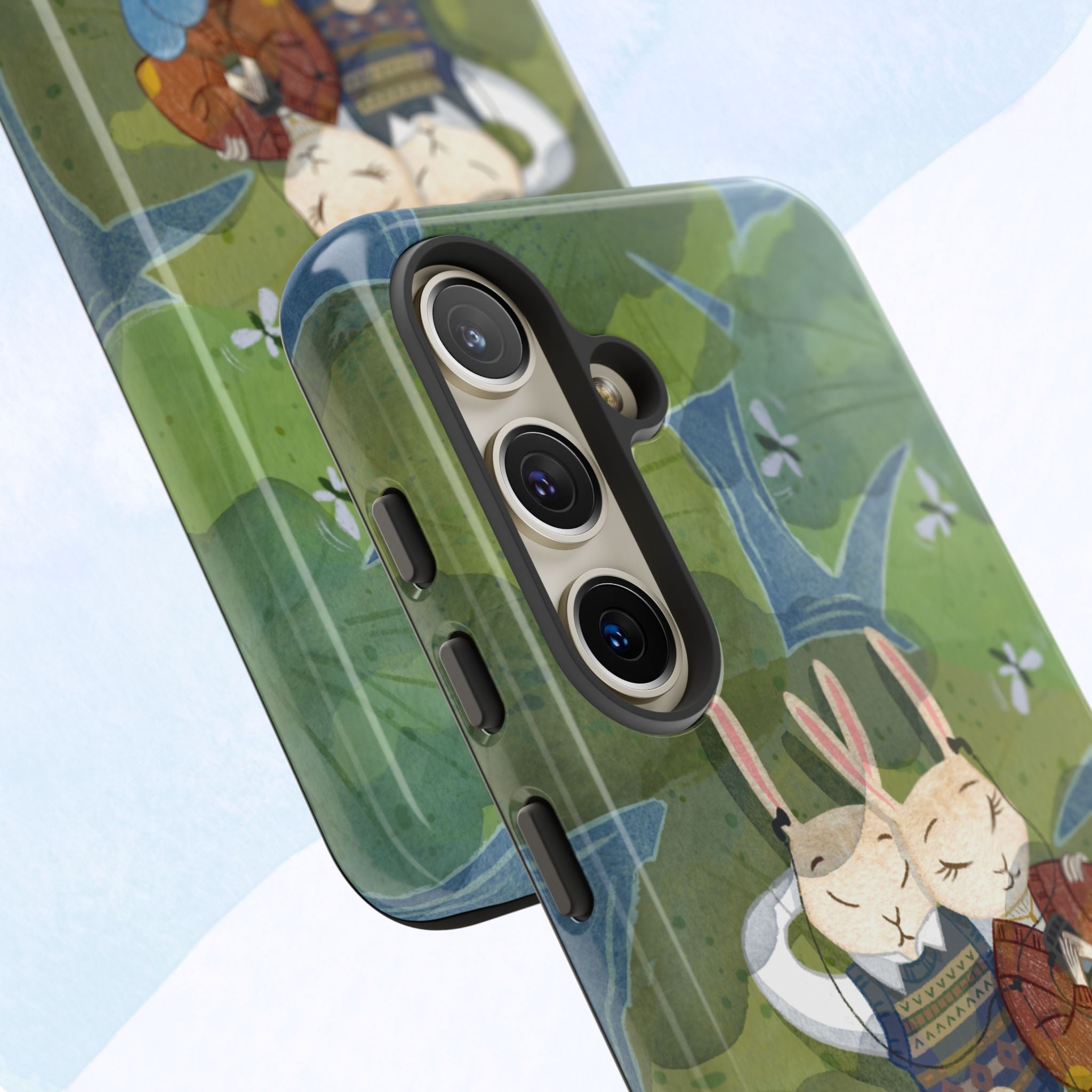 Cute Bunny Phone Case, Rabbit iPhone Cover, Nature Lovers Gift, Animal Lover Accessory, Eco-Friendly Case for Moms