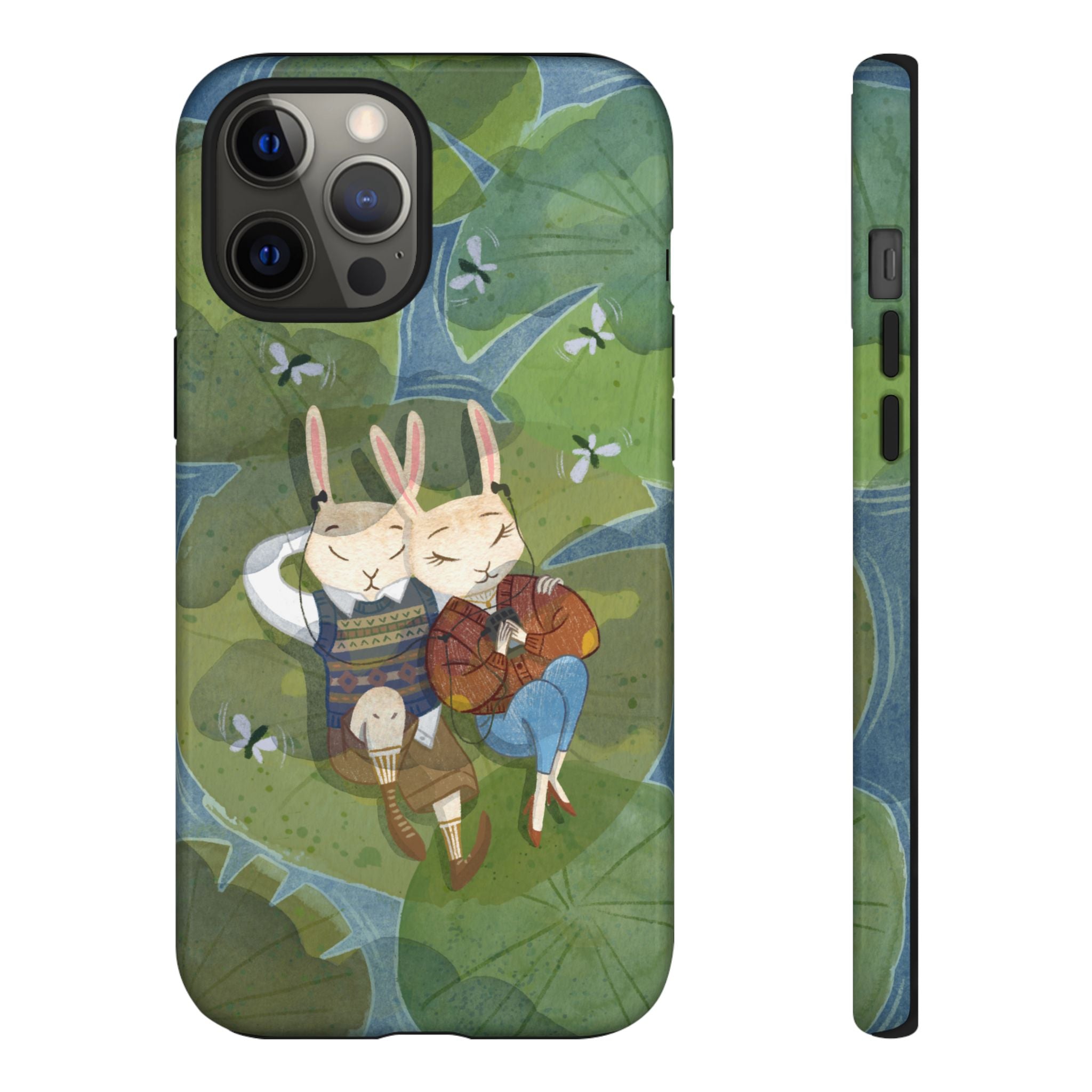 Cute Bunny Phone Case, Rabbit iPhone Cover, Nature Lovers Gift, Animal Lover Accessory, Eco-Friendly Case for Moms