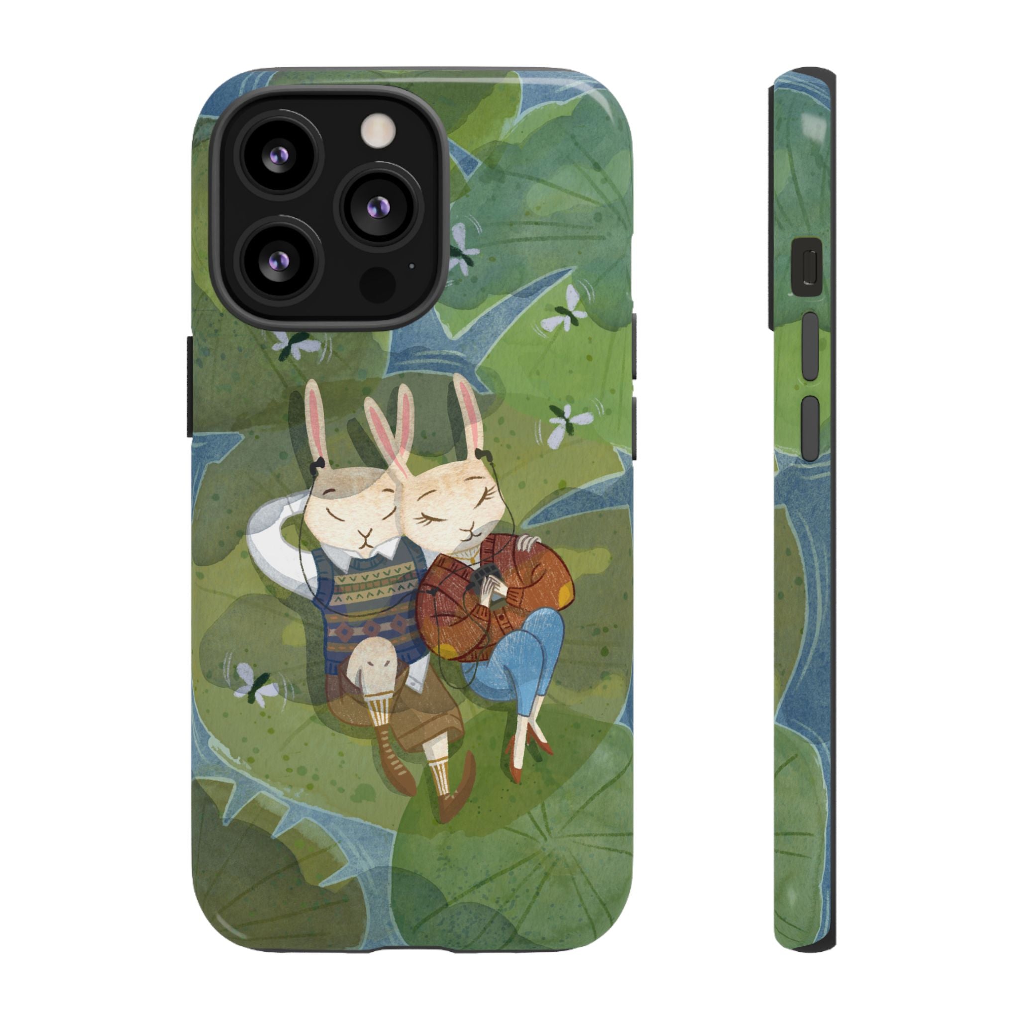 Cute Bunny Phone Case, Rabbit iPhone Cover, Nature Lovers Gift, Animal Lover Accessory, Eco-Friendly Case for Moms