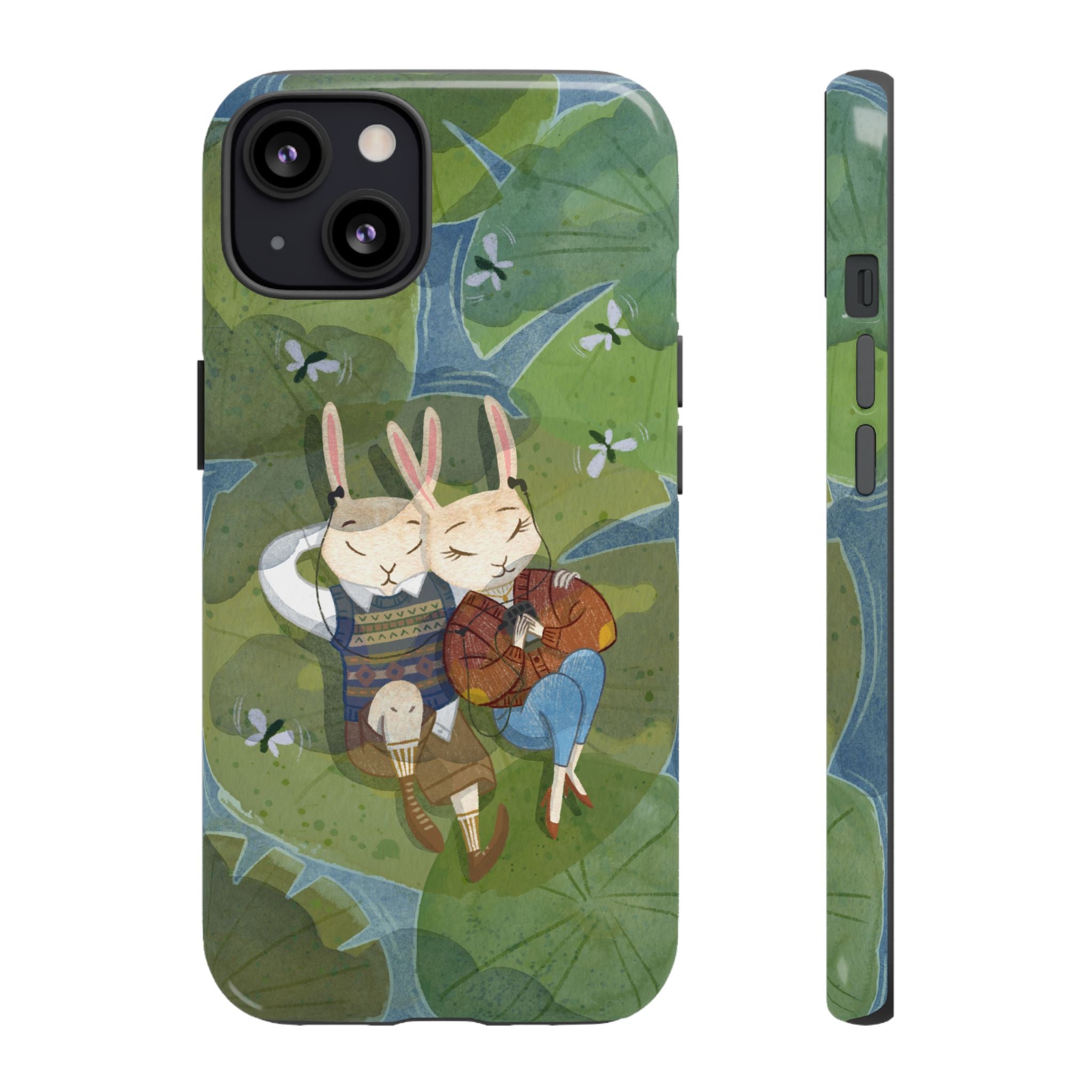 Cute Bunny Phone Case, Rabbit iPhone Cover, Nature Lovers Gift, Animal Lover Accessory, Eco-Friendly Case for Moms