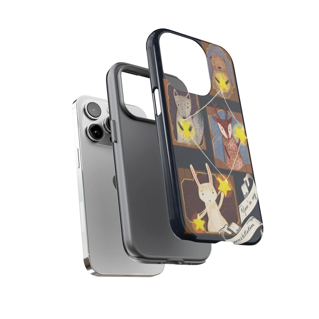 Tough Cases, Animals & Stars Design, Cute iPhone Gift, Nature Lover, Birthday, Animal Lover, iPhone 16 15 14 13 12 11 X XR 8