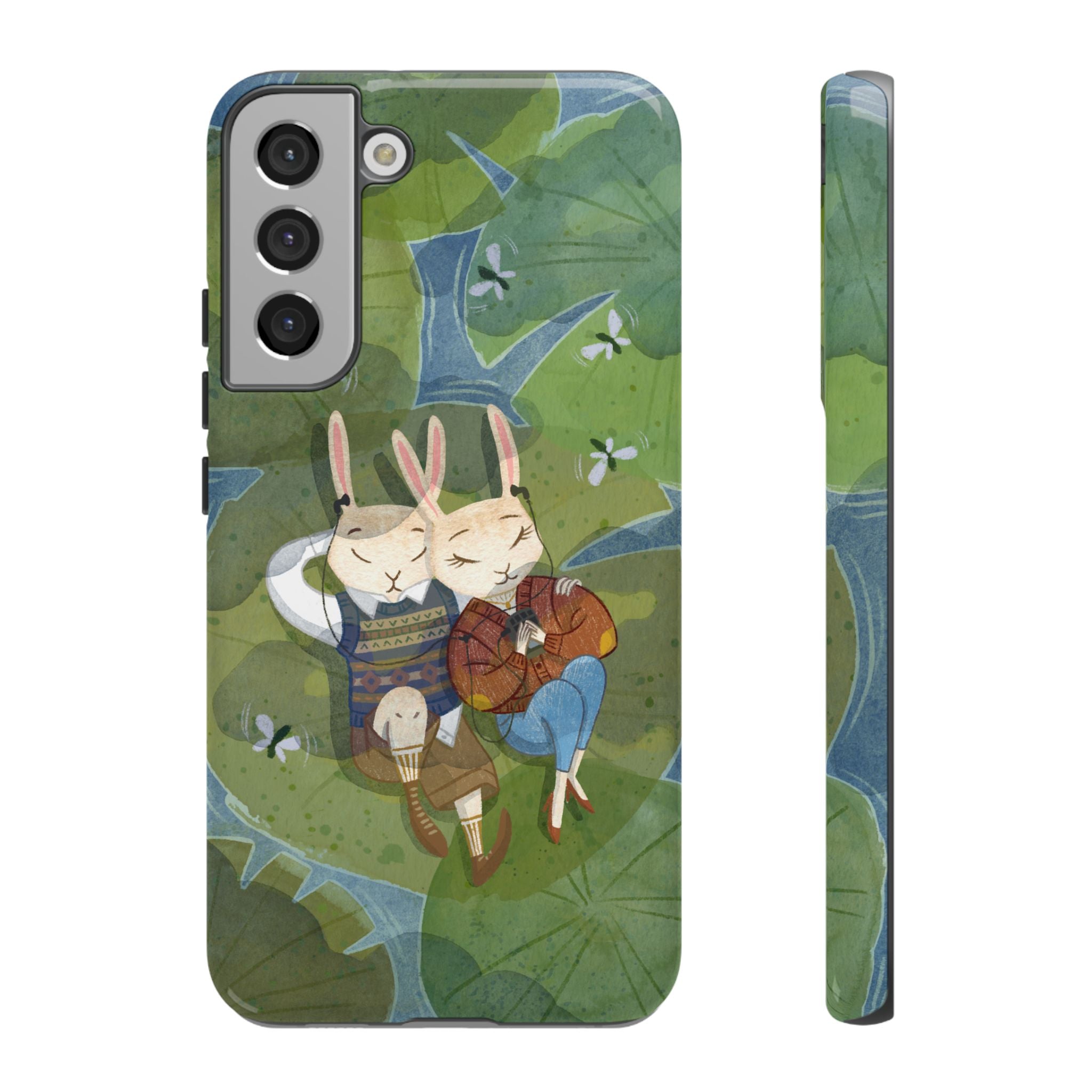 Cute Bunny Phone Case, Rabbit iPhone Cover, Nature Lovers Gift, Animal Lover Accessory, Eco-Friendly Case for Moms