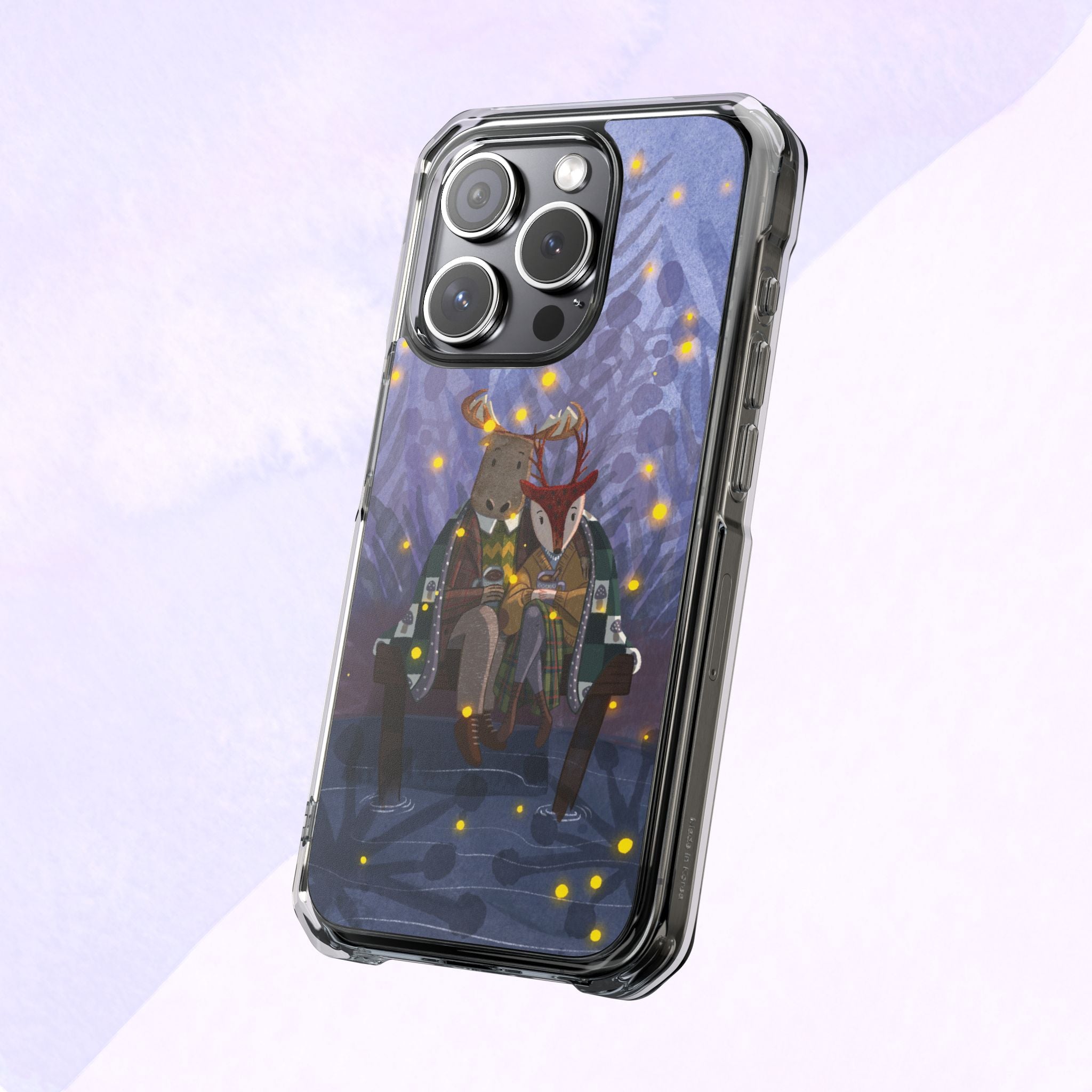 Cozy Animal Friends Phone Case - Magnetic Clear Impact Cases for Outdoorsy Animal Lovers, Perfect for Christmas, Gift Idea, Nature Vibes