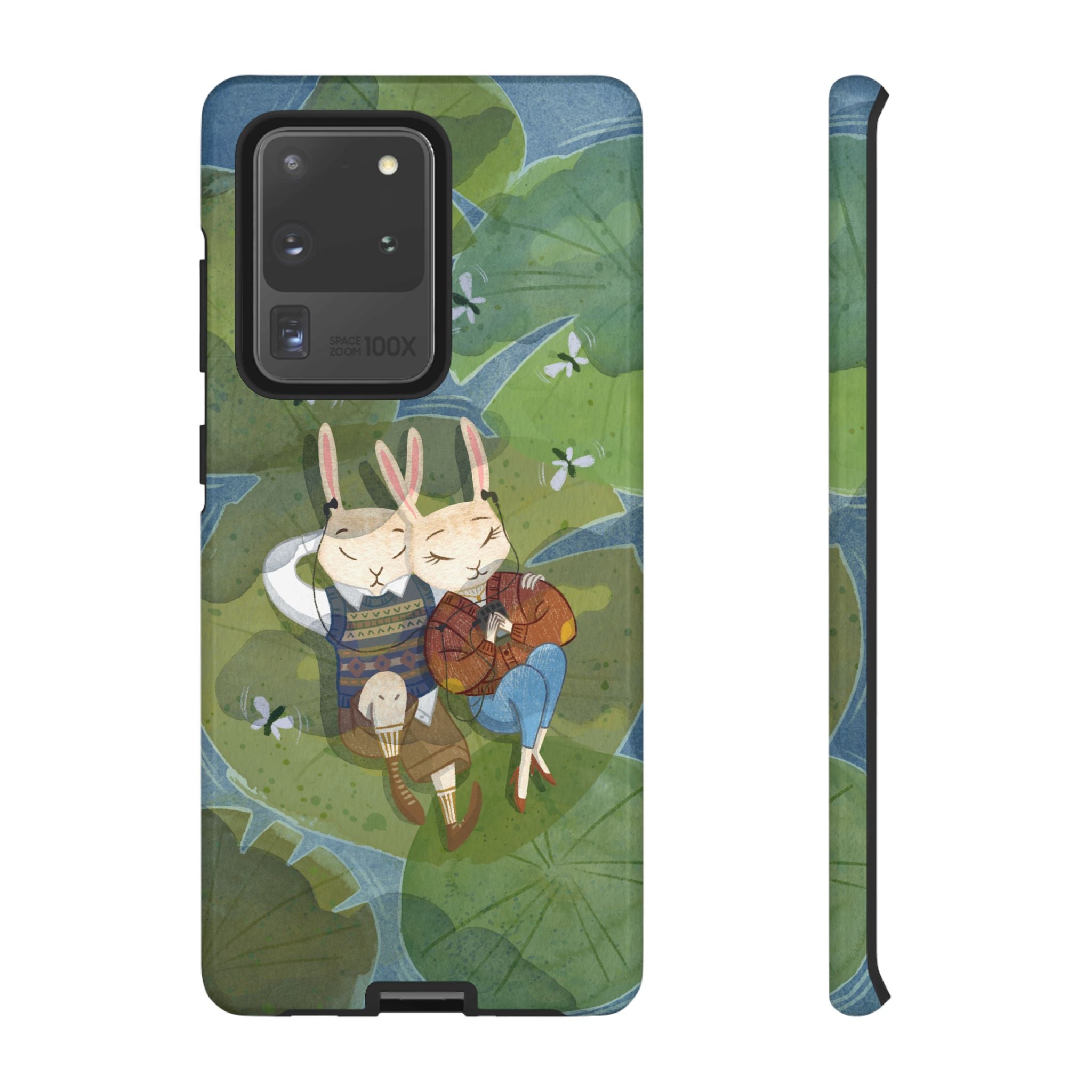 Cute Bunny Phone Case, Rabbit iPhone Cover, Nature Lovers Gift, Animal Lover Accessory, Eco-Friendly Case for Moms